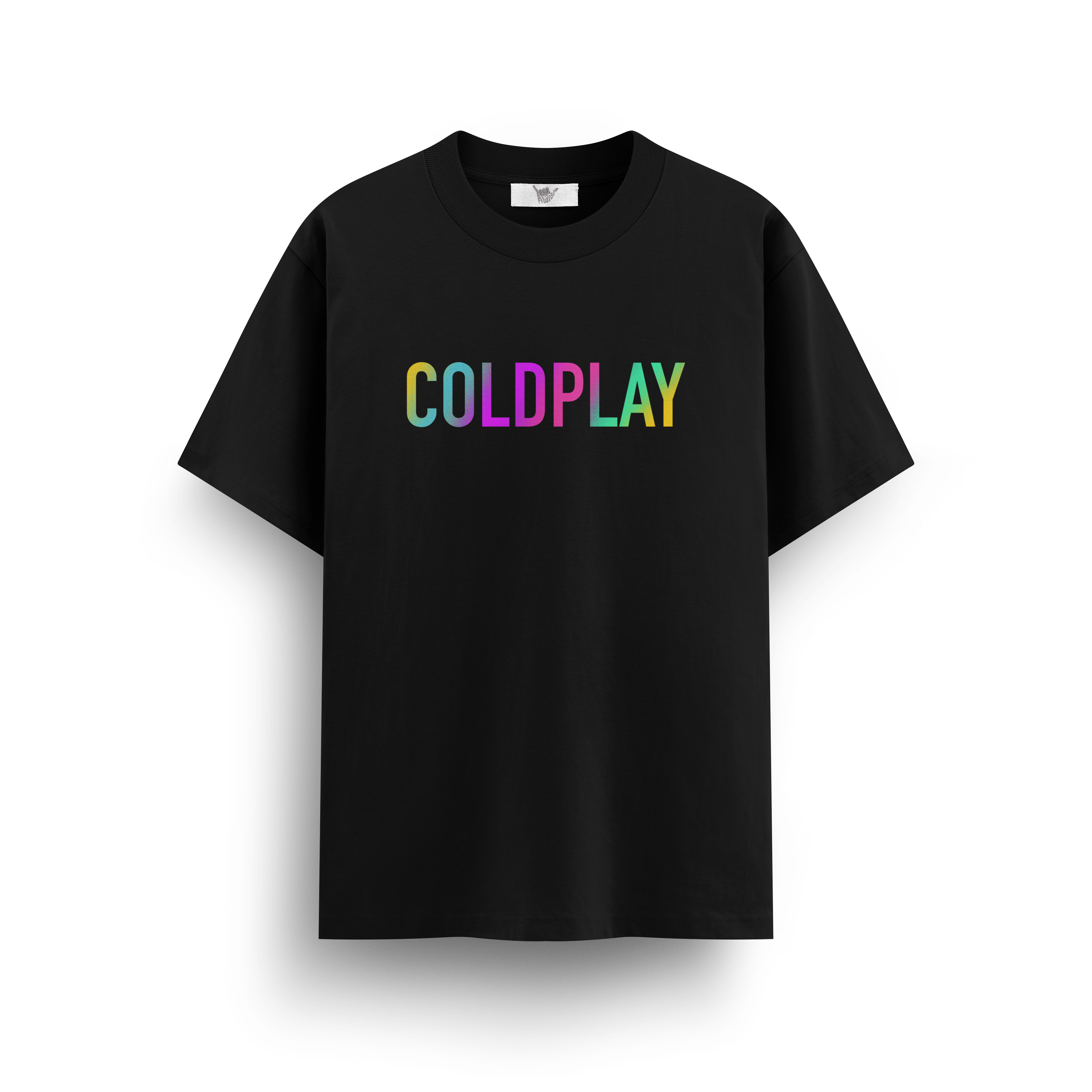 Coldplay Canvas Black Oversize T-Shirt