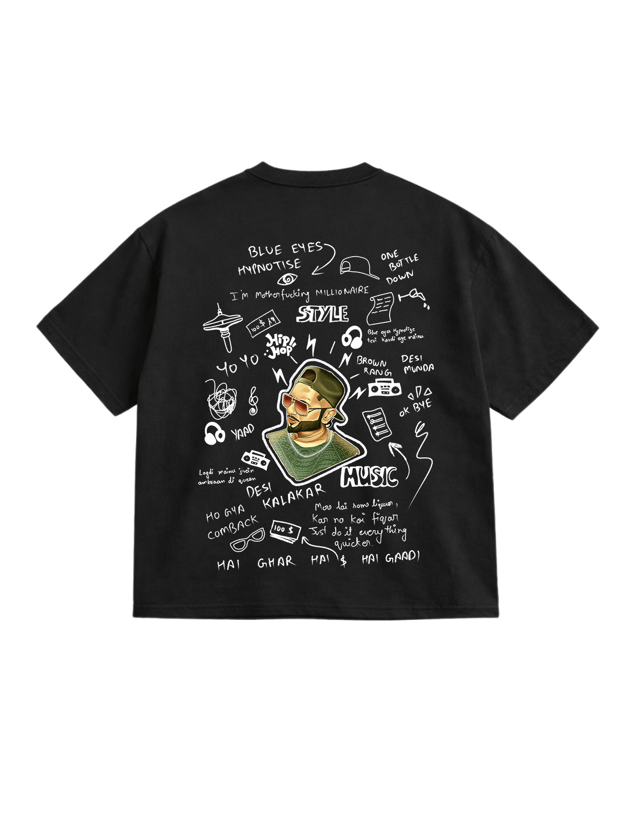Desi Kalakar oversize t-shirt - Awara Bacha