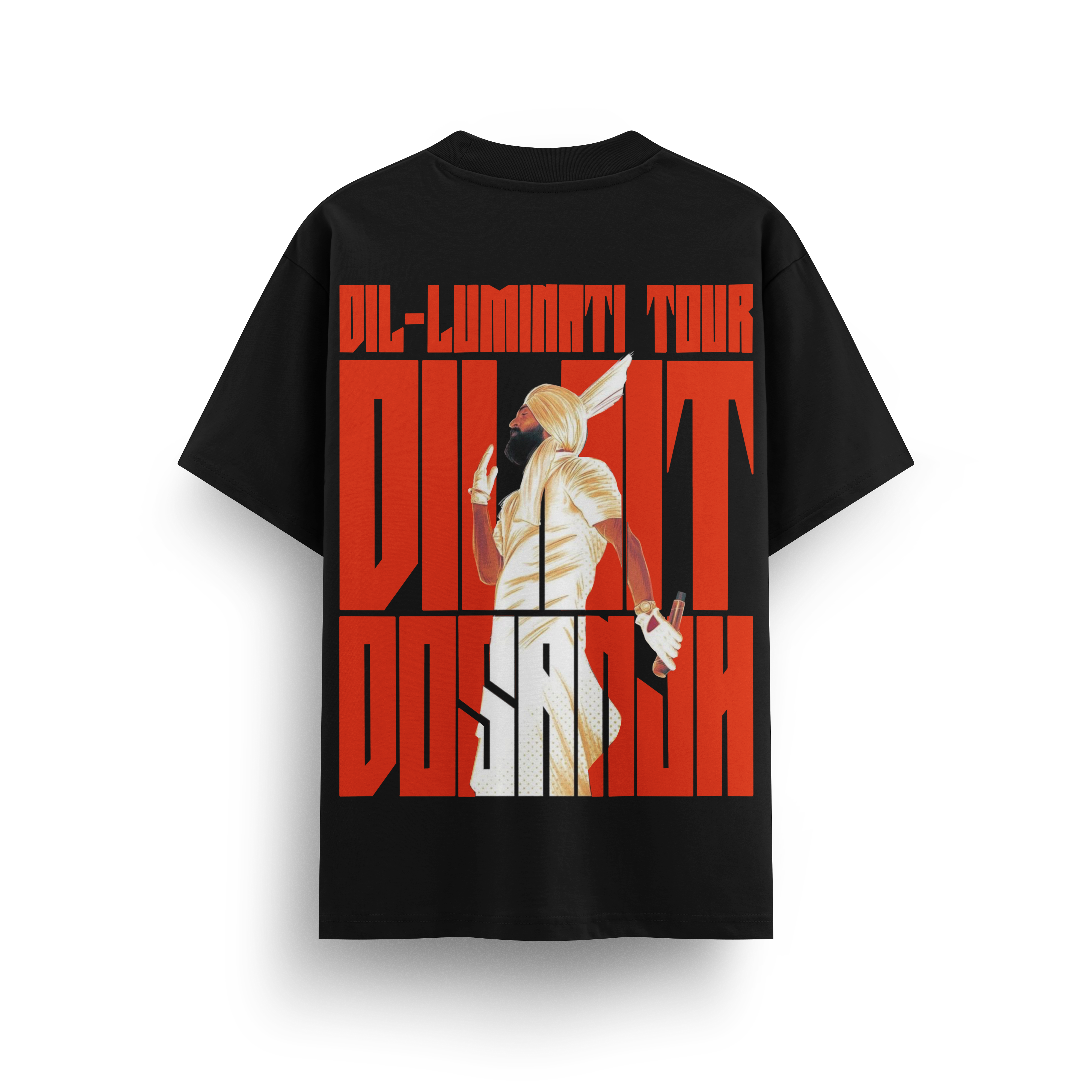 Diljit Goat Black Oversize T-Shirt
