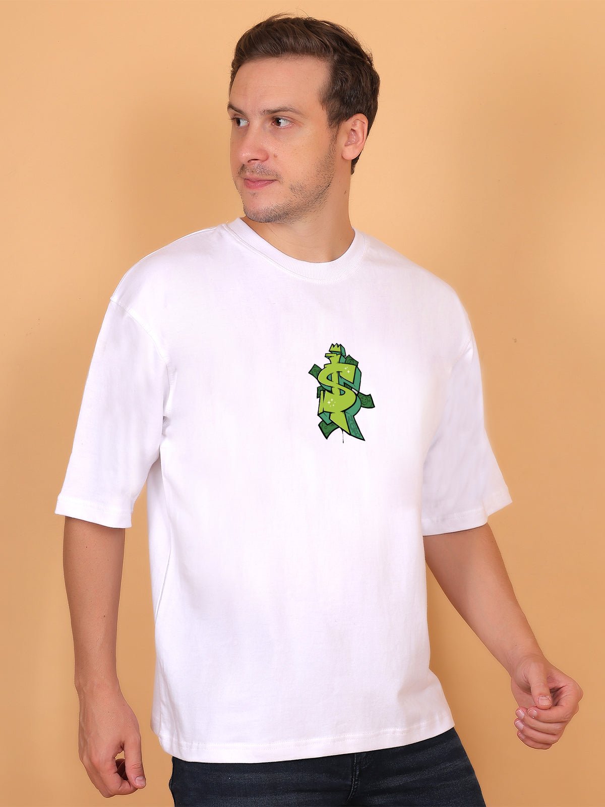 Doodle Honey Singh Off - White Oversize T-Shirt - Awara Bacha