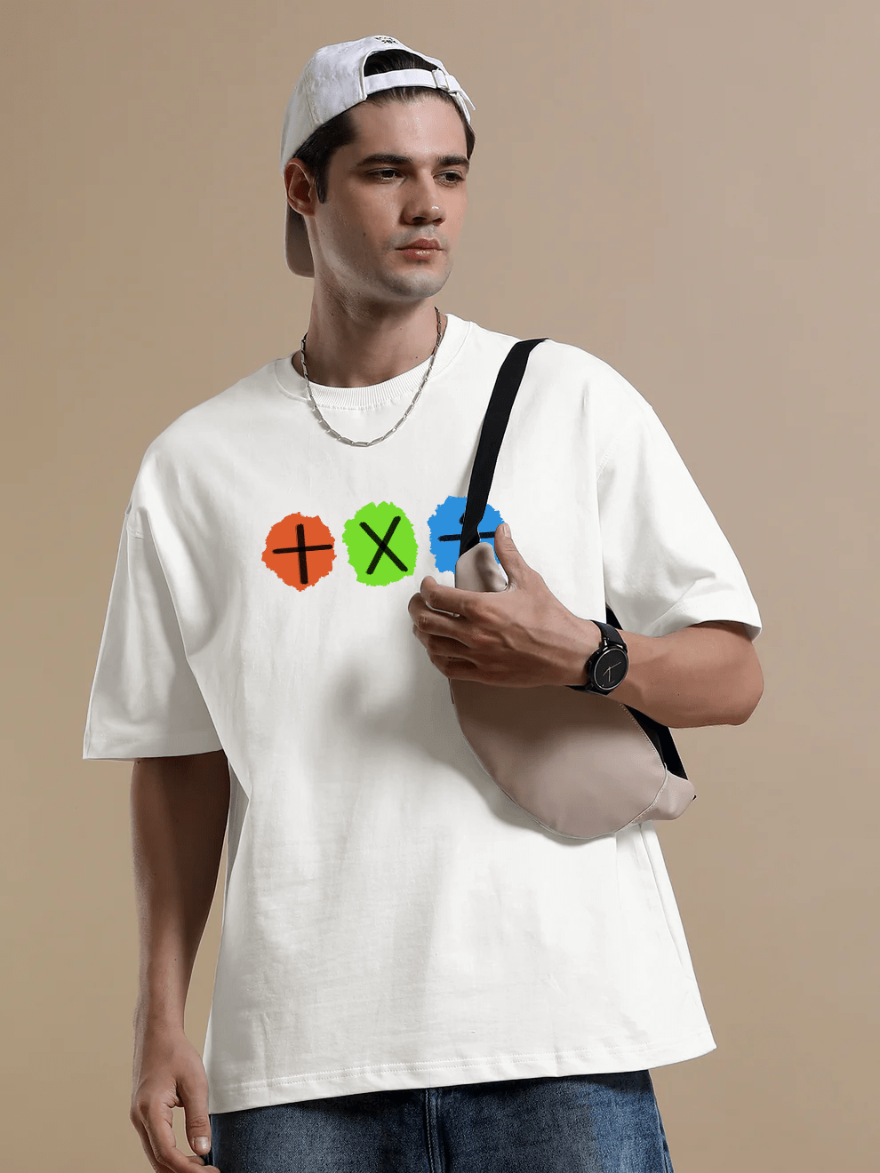 Ed Sheeran Album Off - White Oversize T-Shirt - Awara Bacha