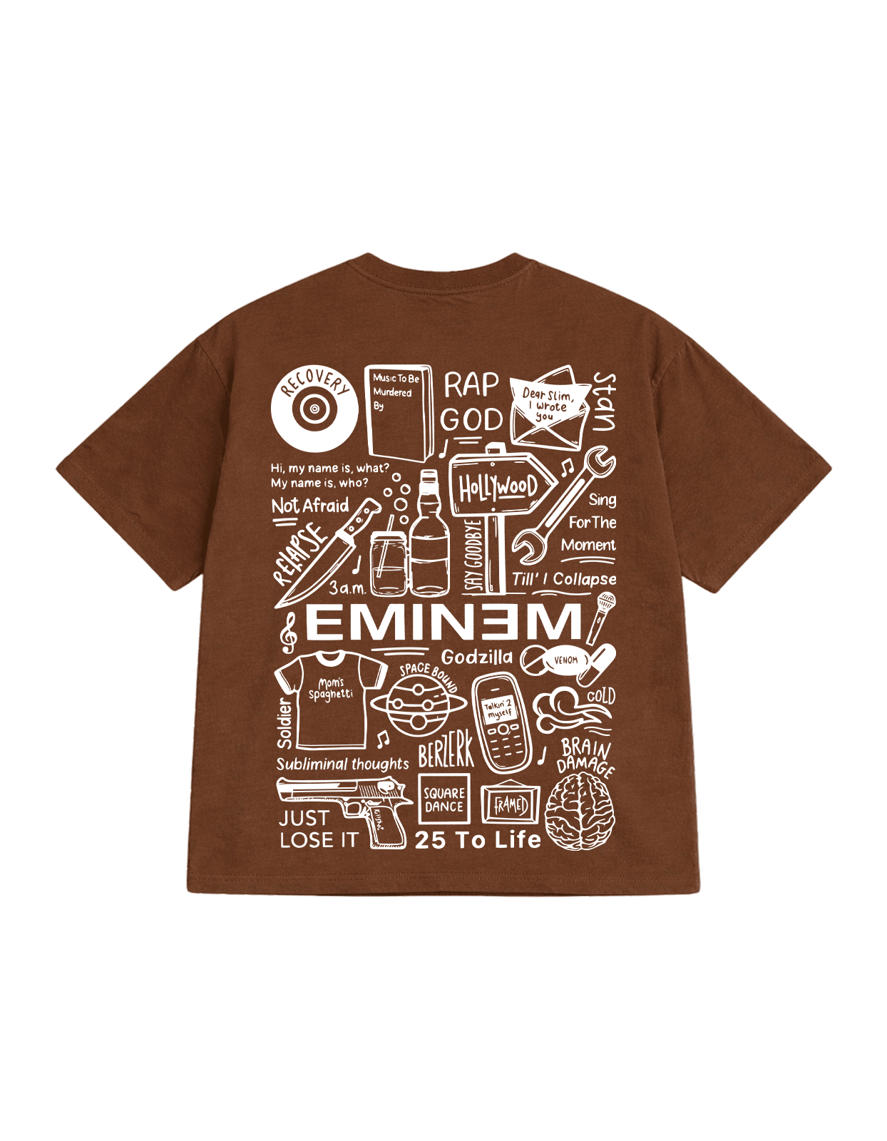 EMINEM streetwear oversize t-shirt - Awara Bacha
