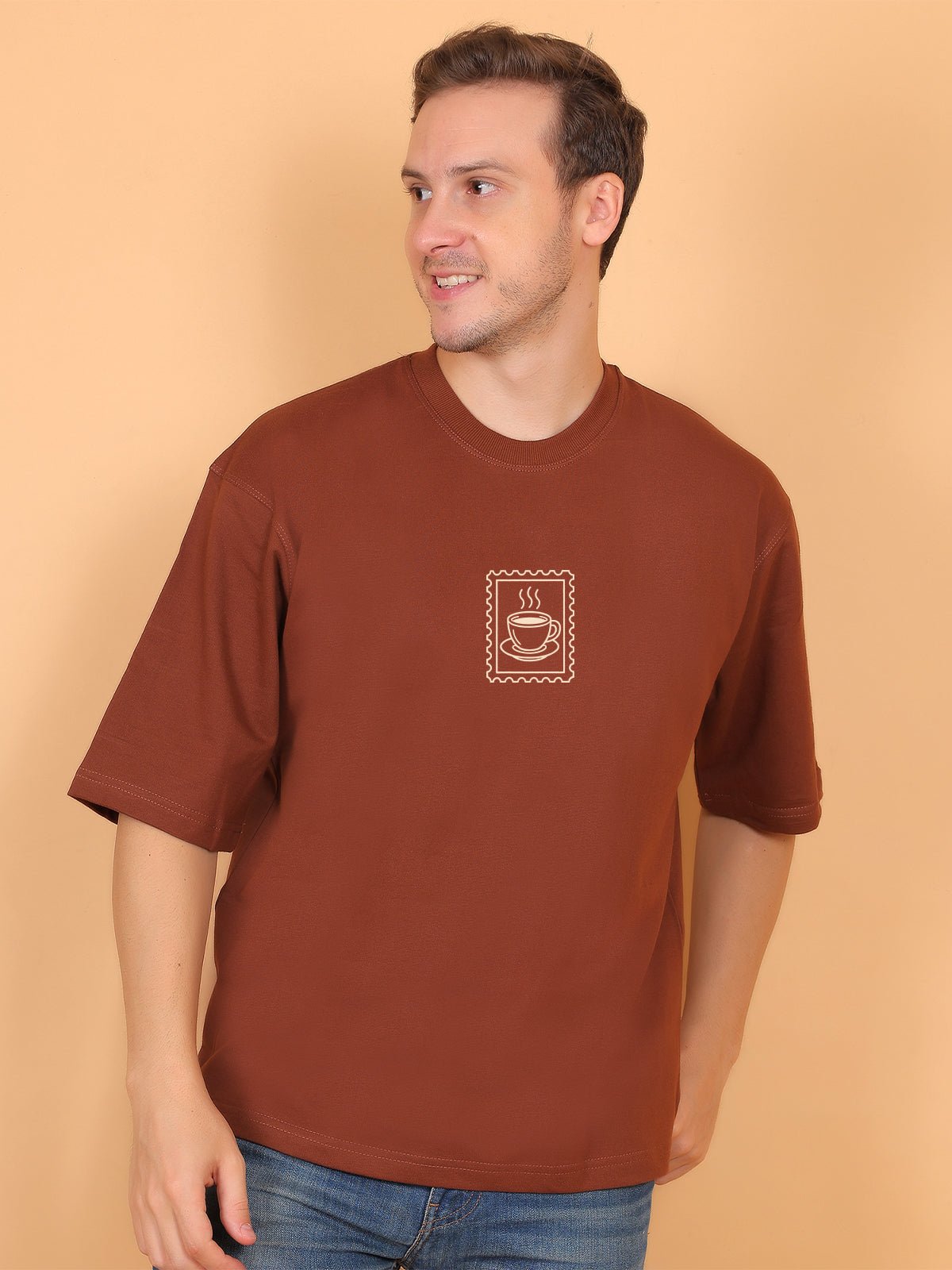 Espresso Coffee Oversize T-Shirt - Awara Bacha