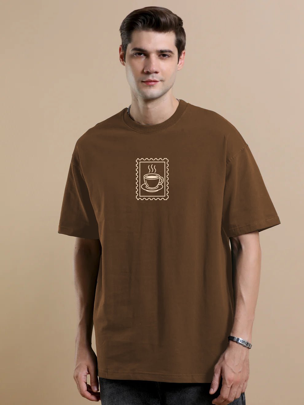 Espresso Coffee Oversize T-Shirt - Awara Bacha