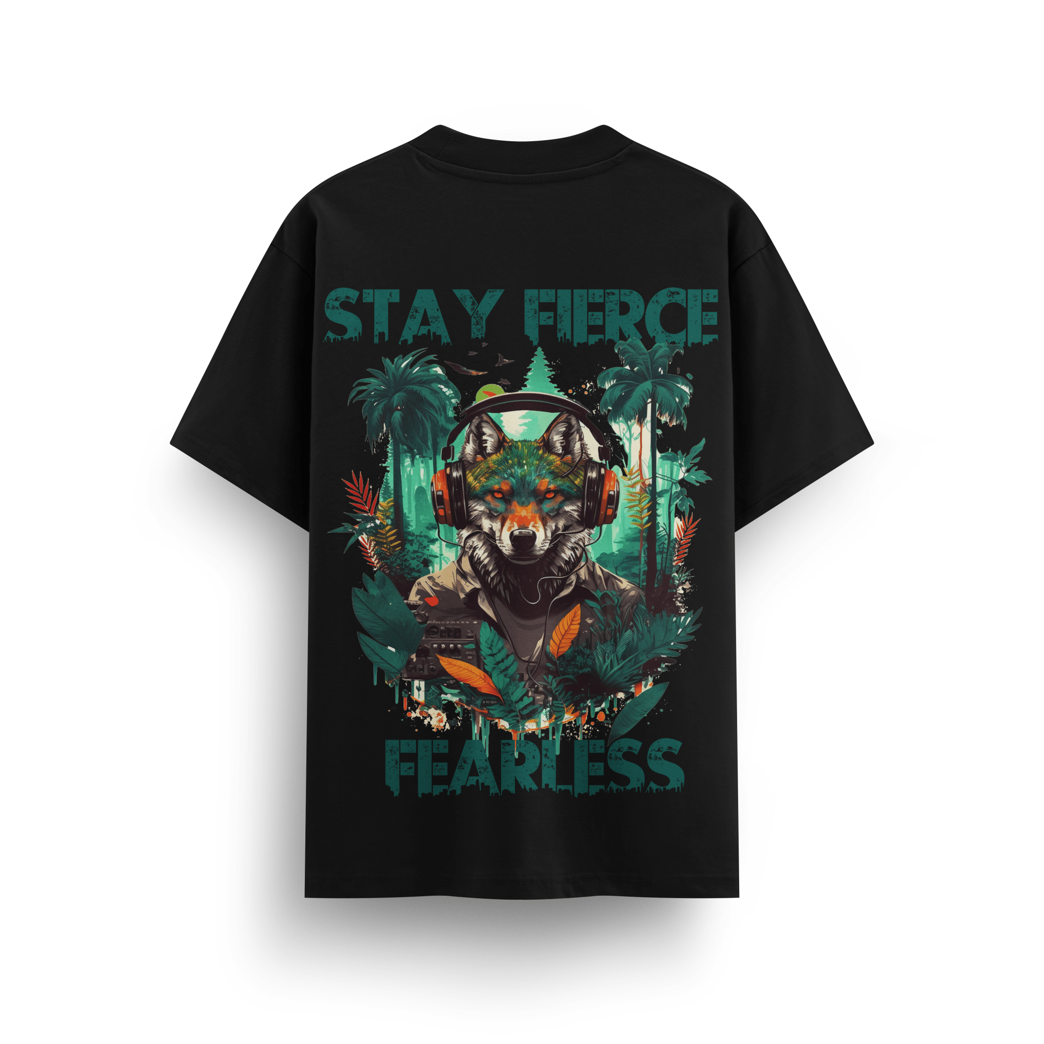 Fearless - Stay Fierce Oversize T-Shirt - Awara Bacha