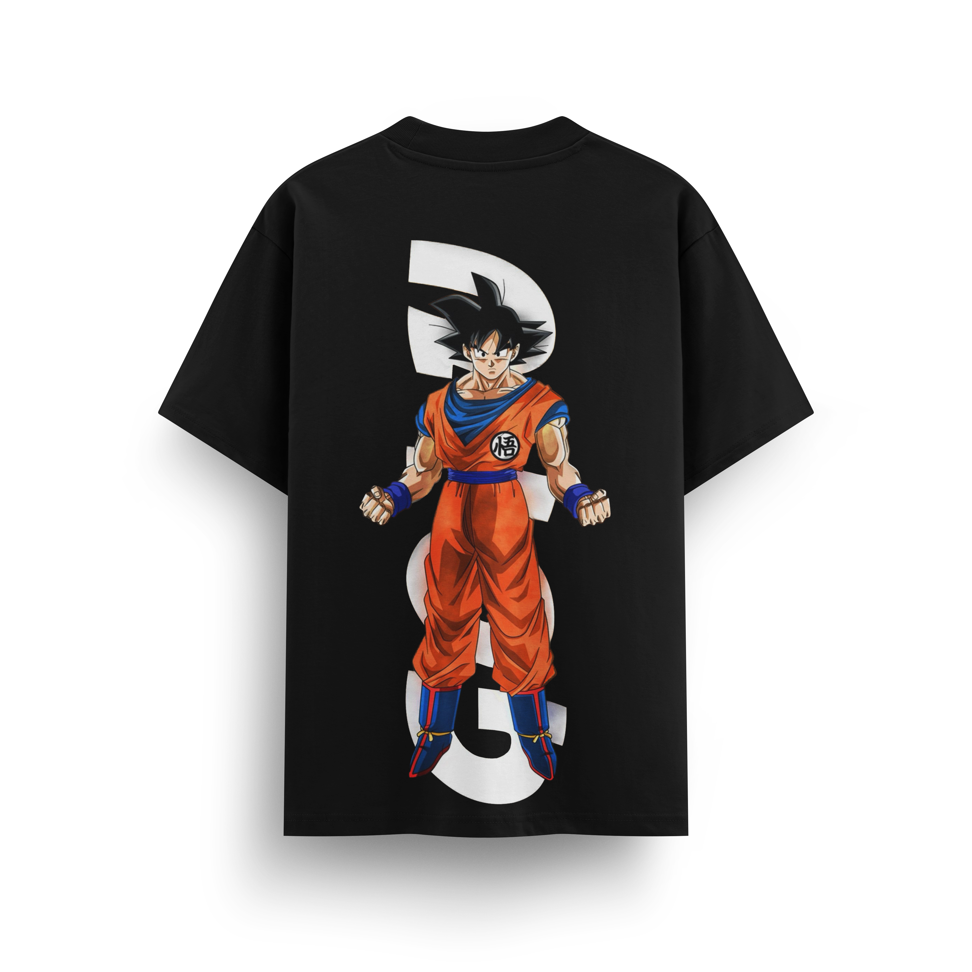 Goku Anime Black Oversize T-Shirt
