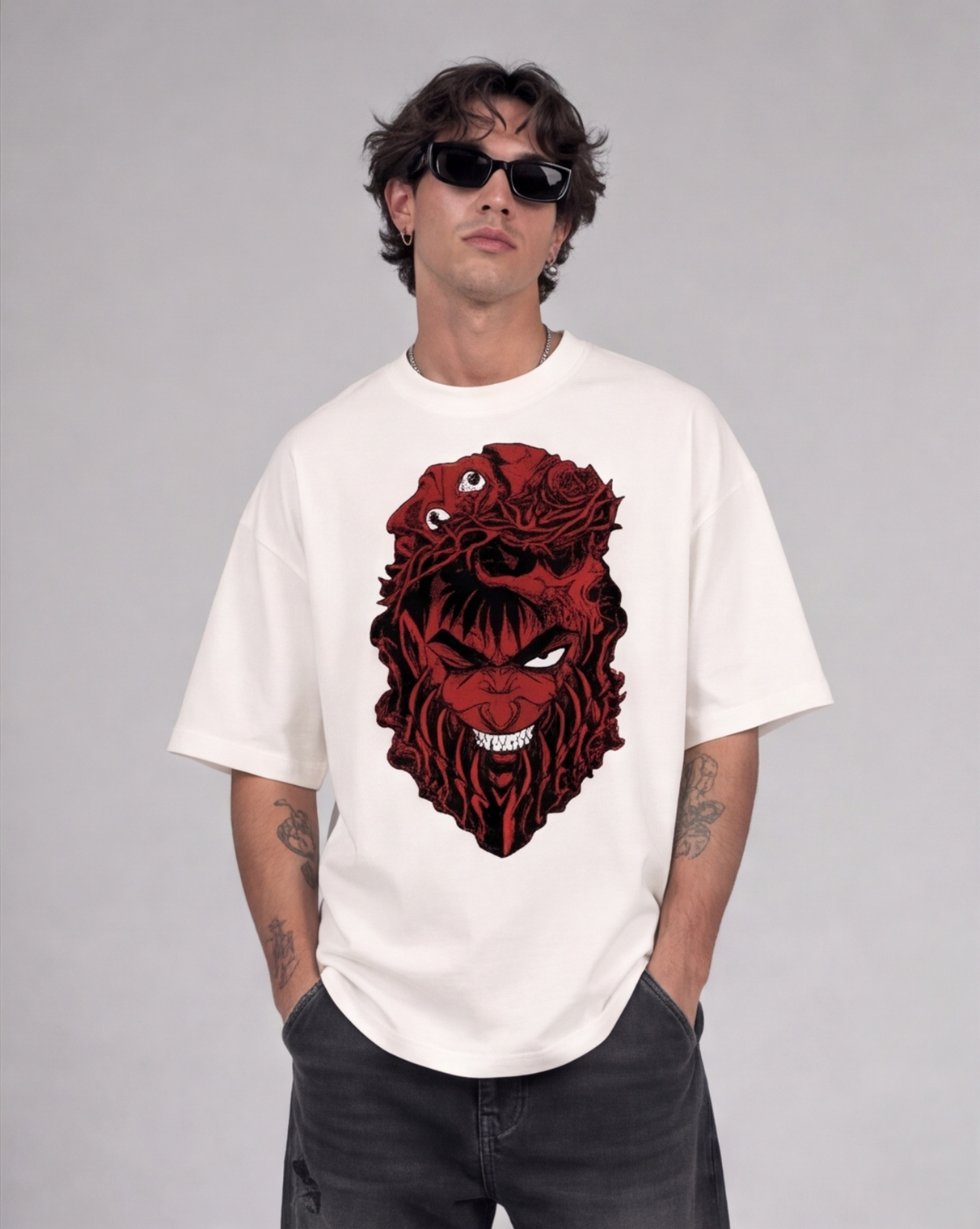 Guts aesthetic  Streetwear Oversized T-Shirt