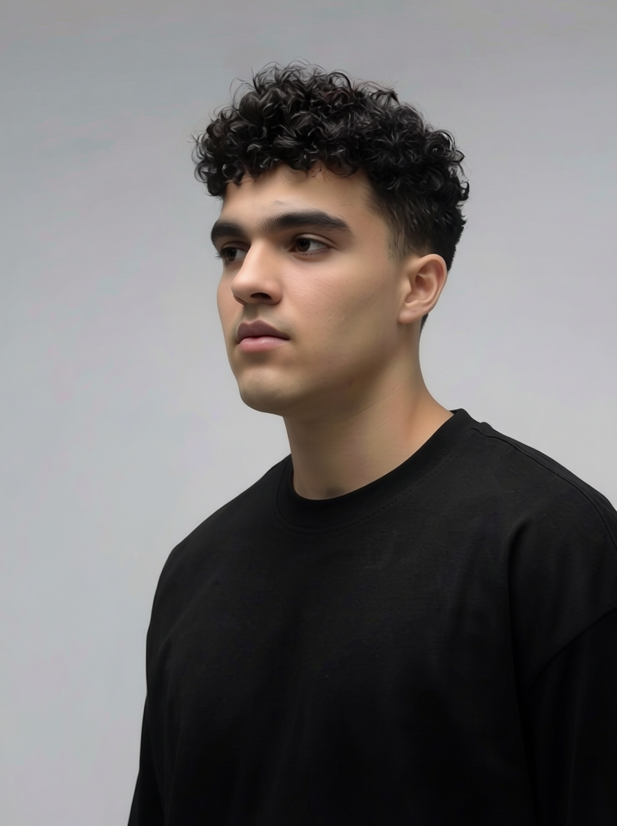 Black oversize t-shirt