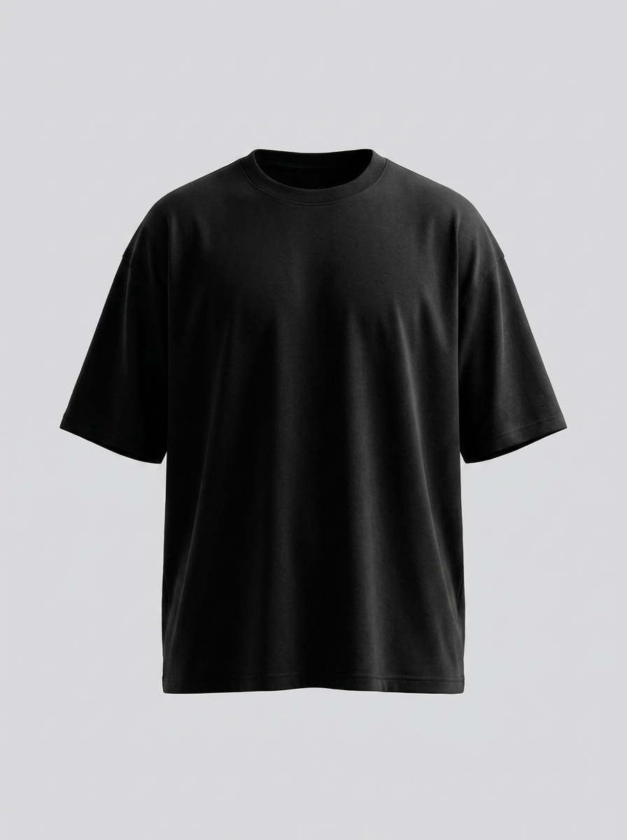 Black oversize t-shirt