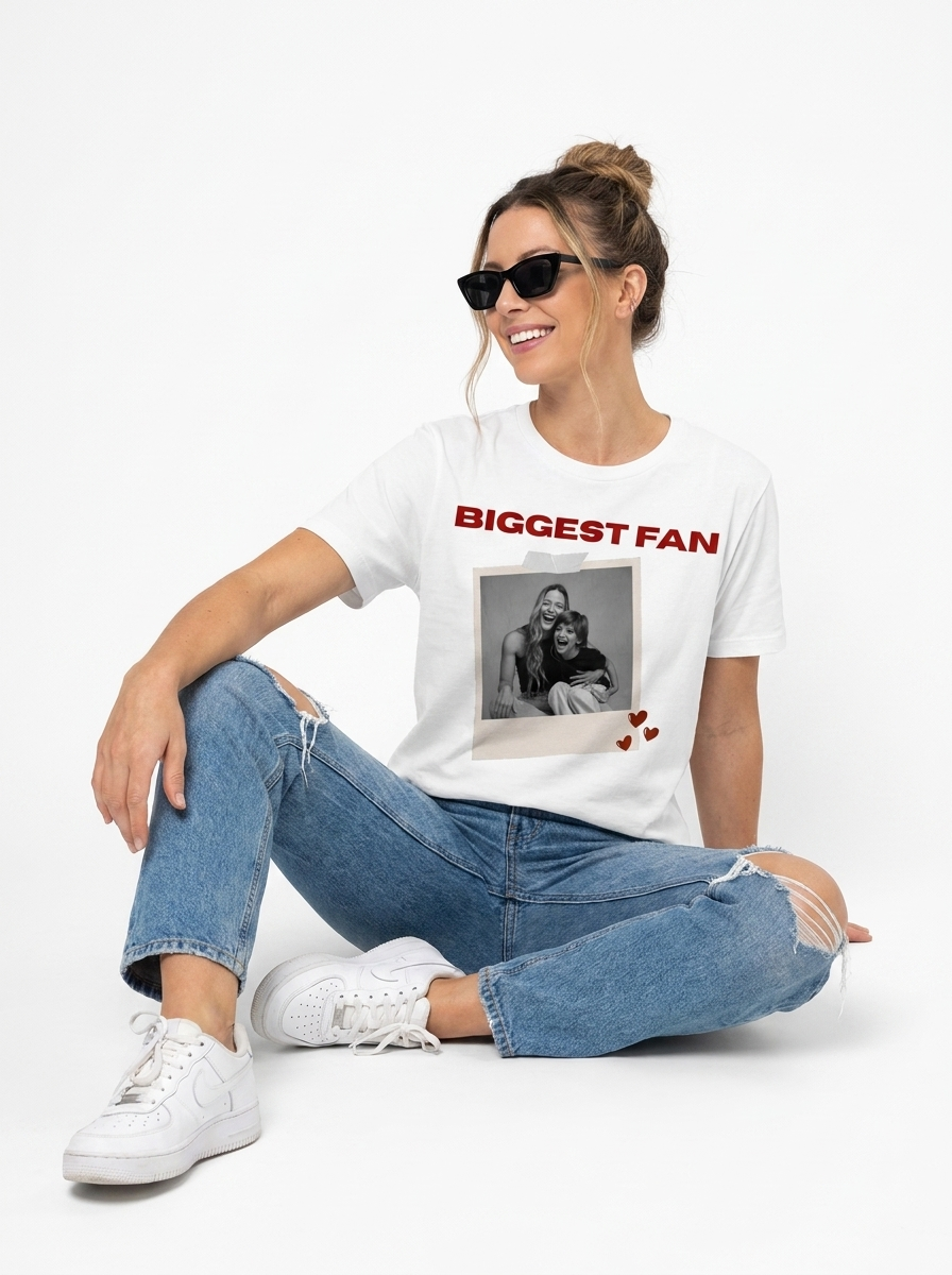 Your Favorite Person Custom Off-White T-Shirt