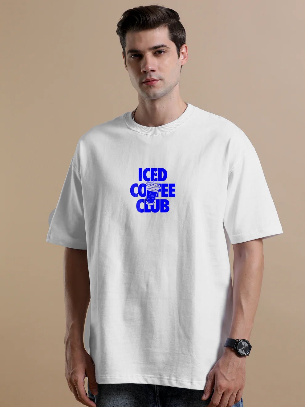 Iced Coffee Club Oversize T-Shirt - Awara Bacha