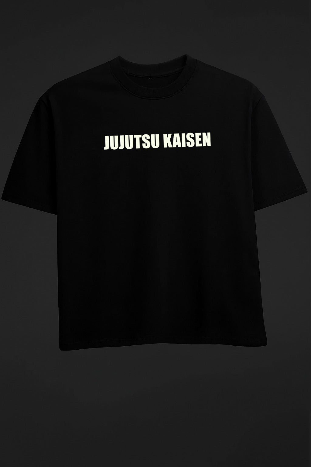 Jujutsu Black Oversize T-Shirt - Awara Bacha
