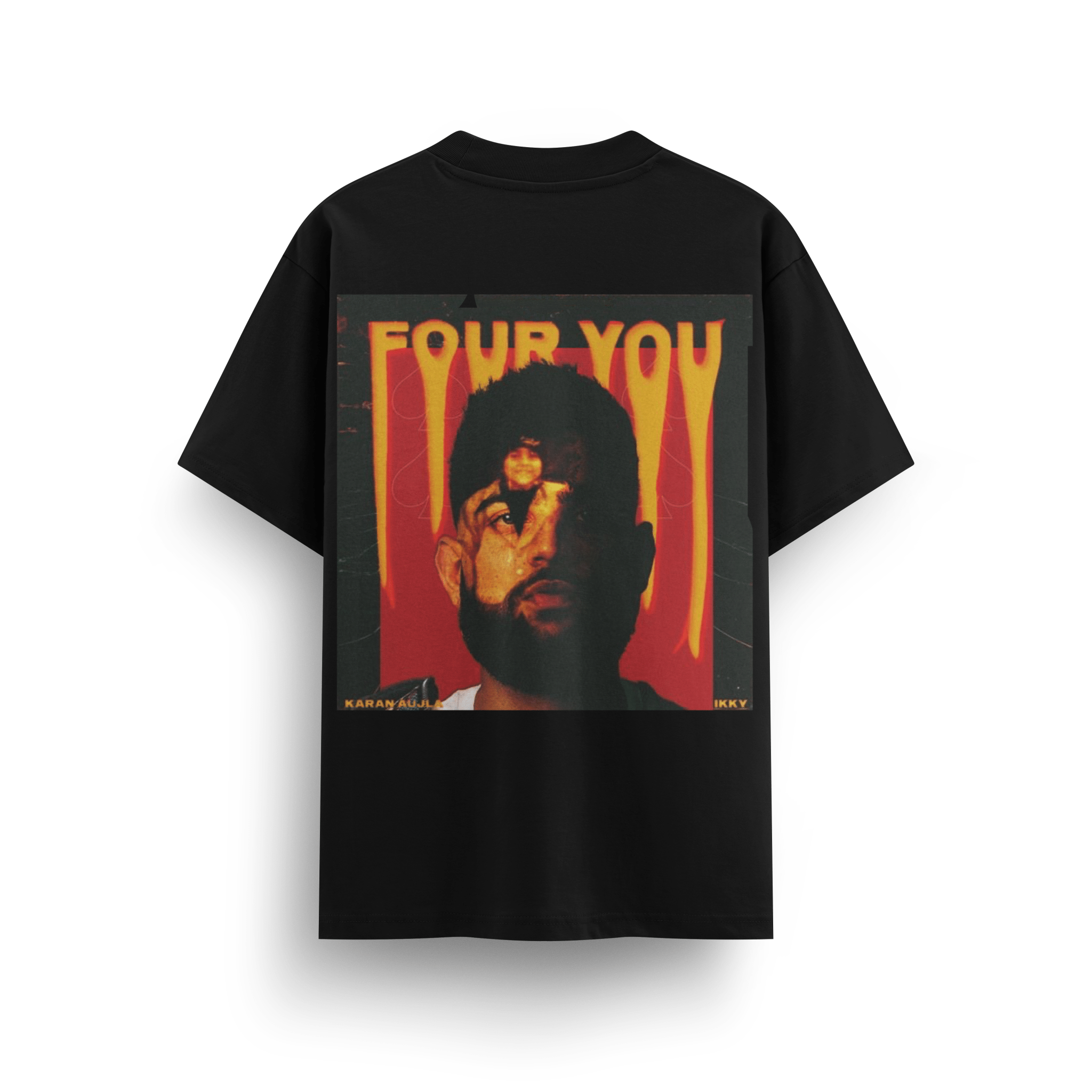 Karan Ajula Black Oversize T-Shirt - Awara Bacha