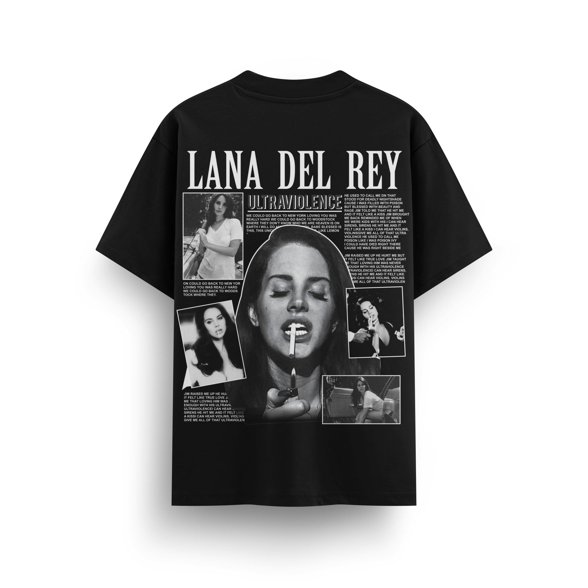 Lana Del Rey Oversize T-Shirt - Awara Bacha