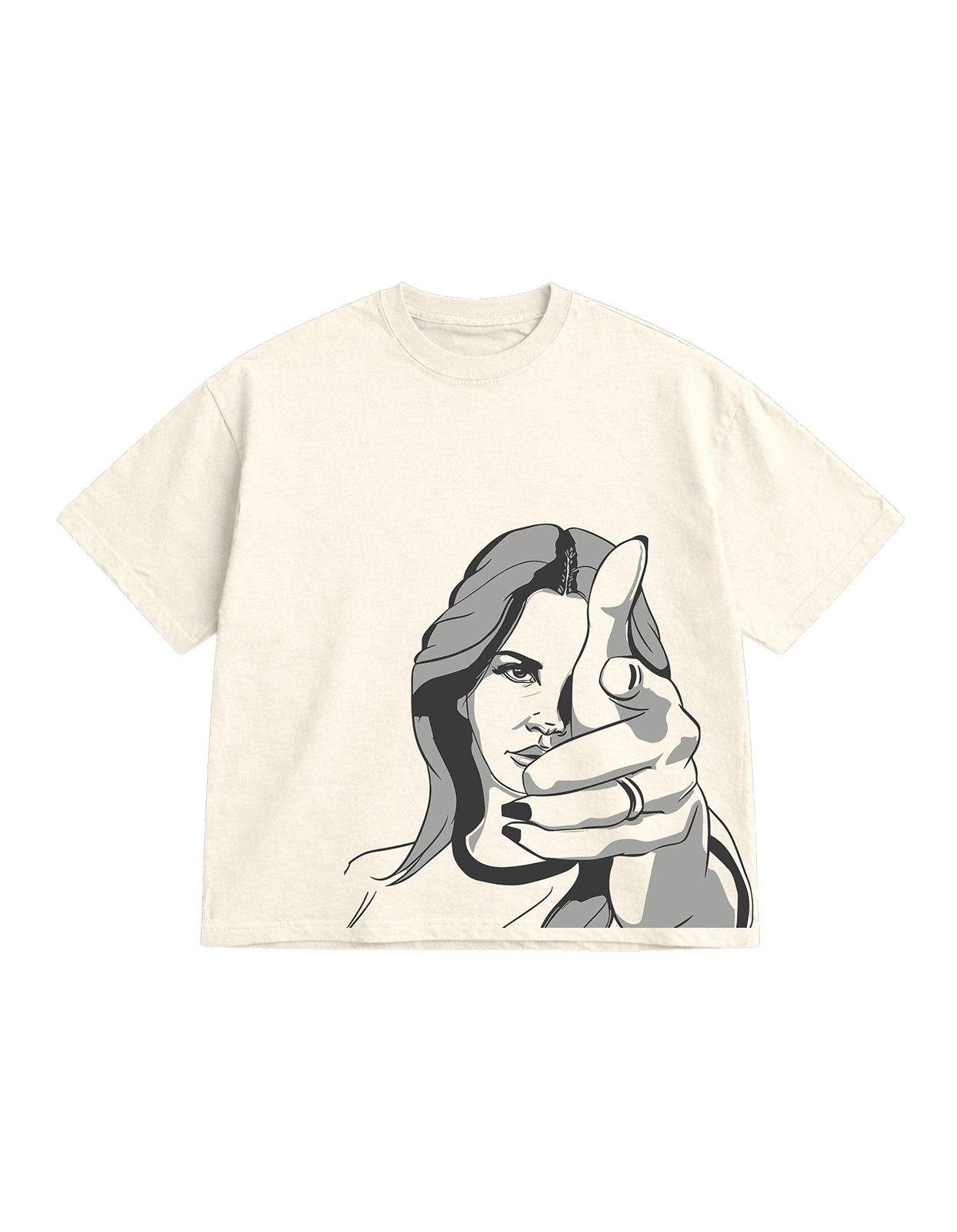 LDR oversize t-shirt - Awara Bacha