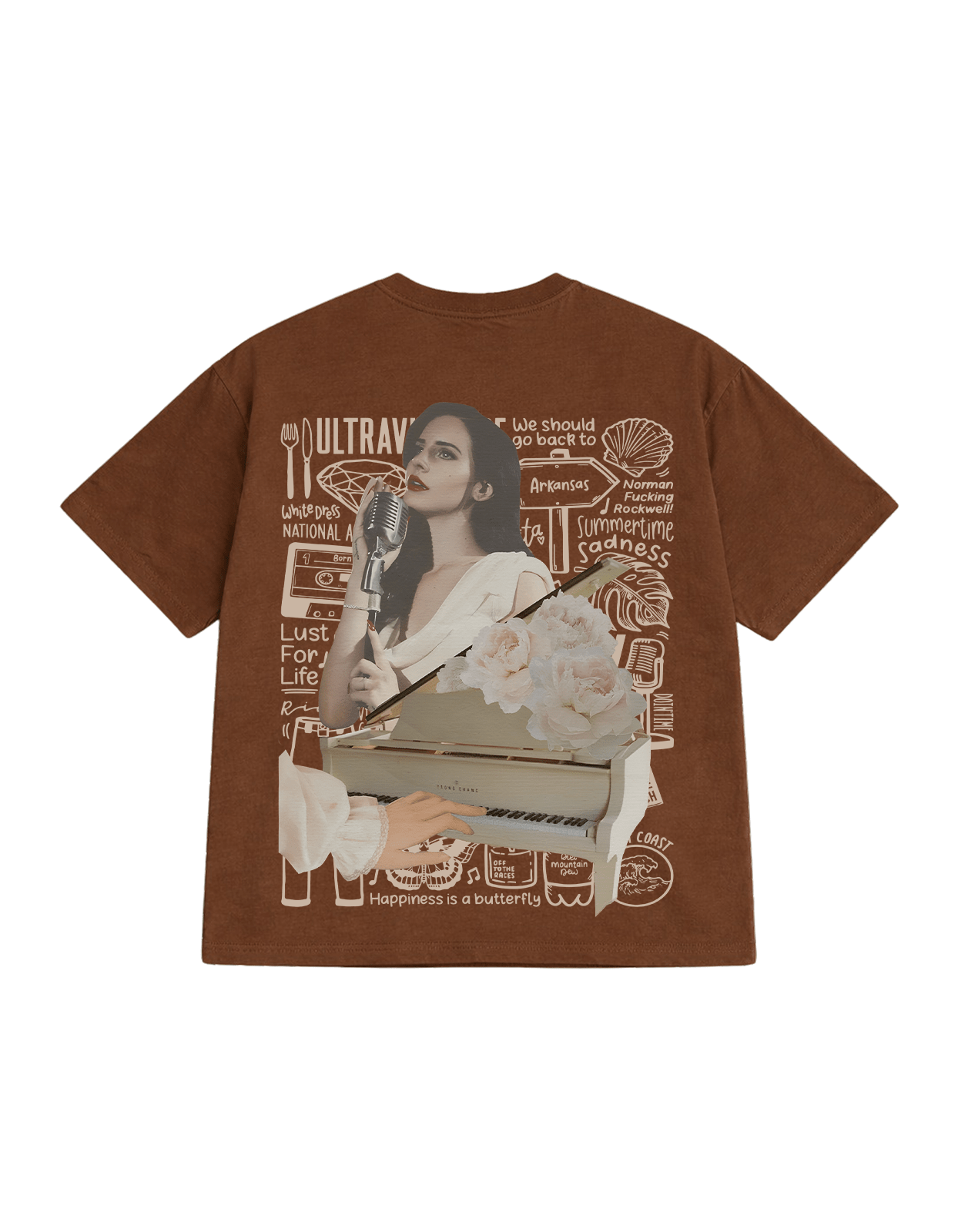 LDR Summertime Sadness oversize t-shirt - Awara Bacha