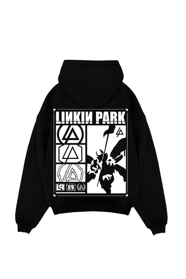Linkin Park Aesthetic Oversized Hoodie&nbsp; - Awara Bacha