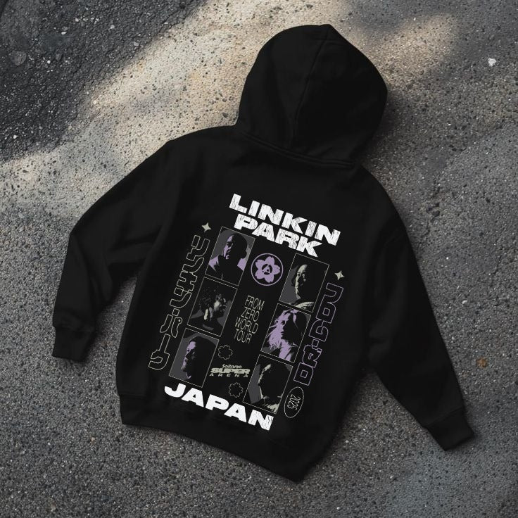 Linkin Park Japan Oversized Hoodie - Awara Bacha