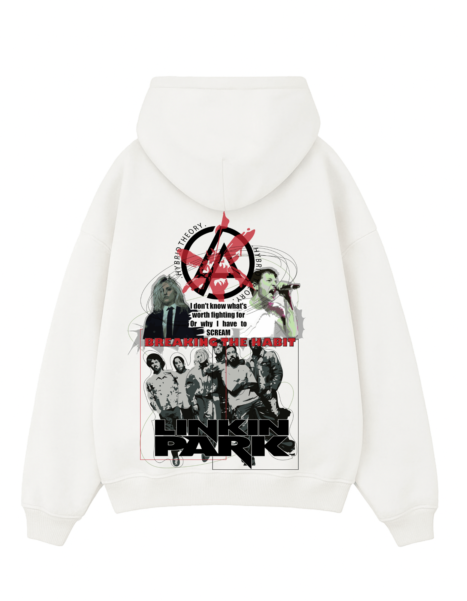 Linkin park Oversized Hoodie - Awara Bacha