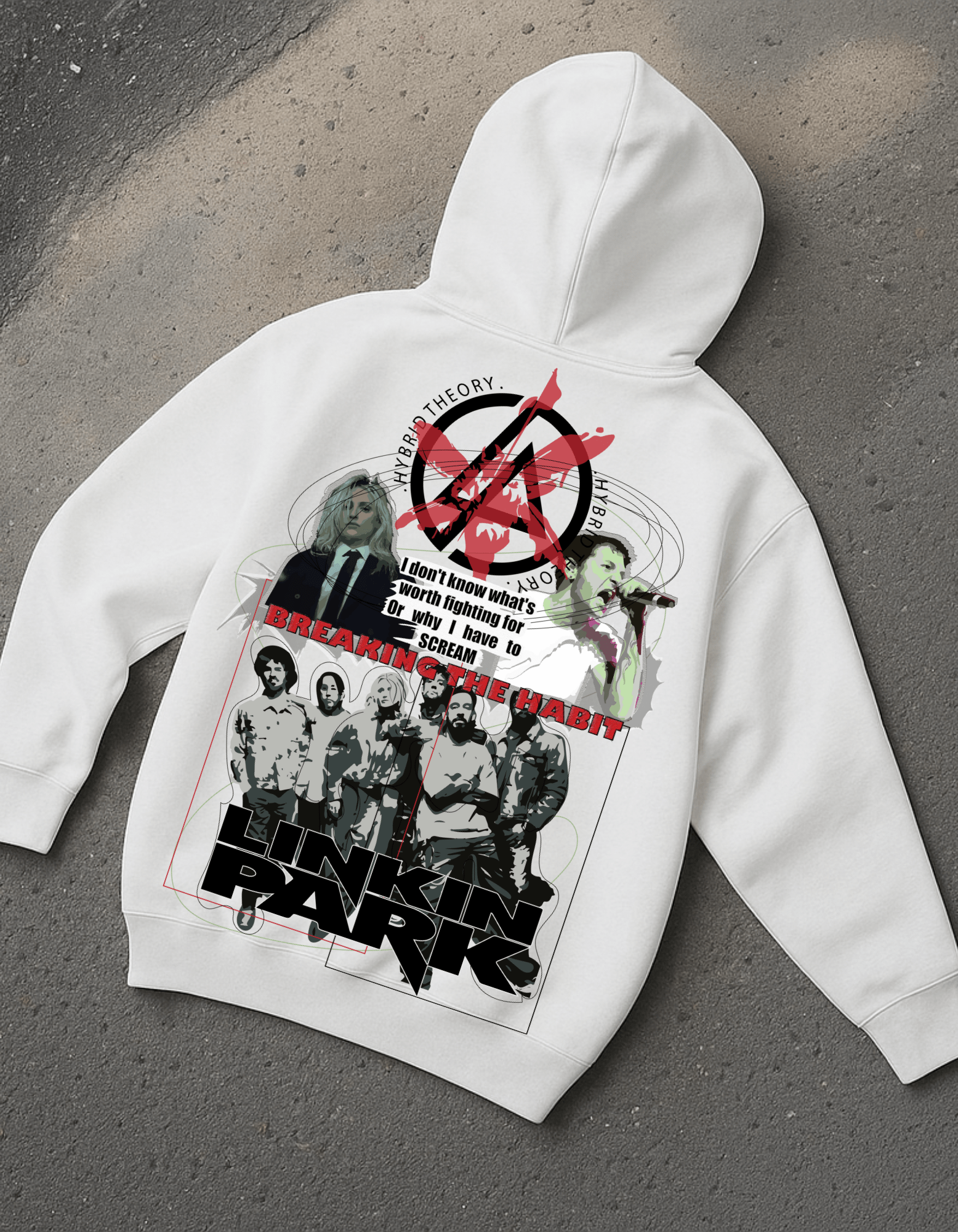 Linkin park Oversized Hoodie - Awara Bacha