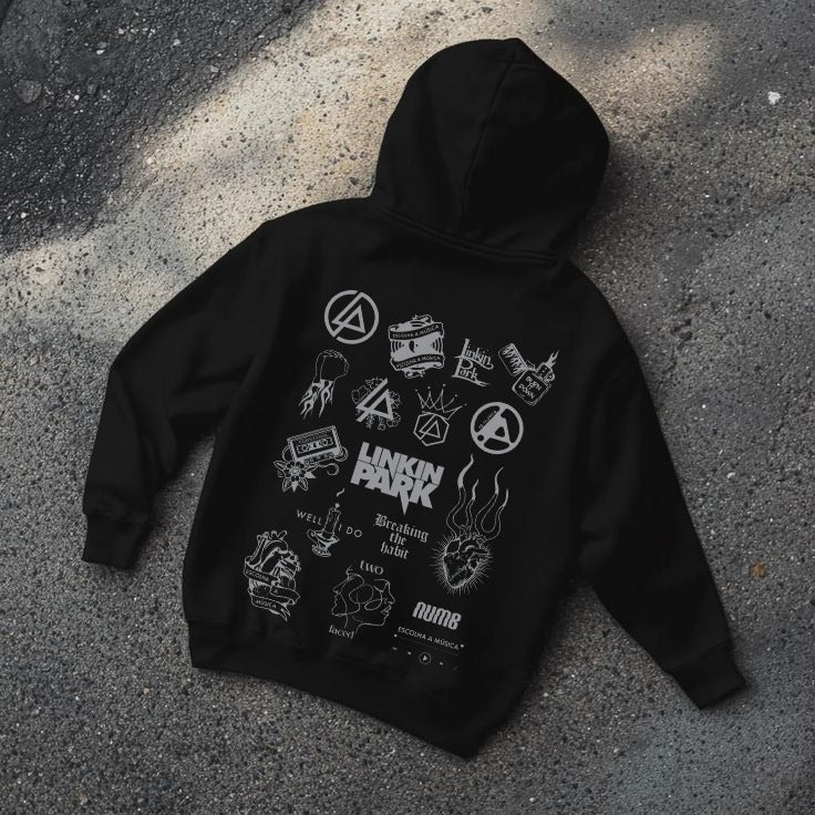 Linkin Park WORLD Oversized Hoodie - Awara Bacha