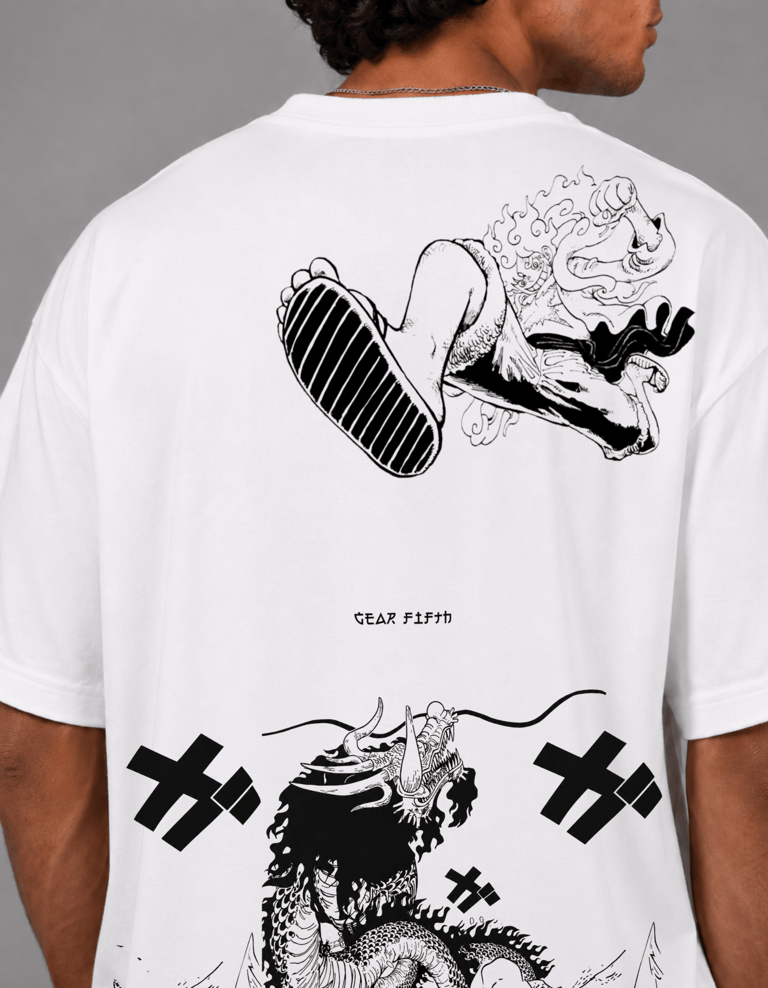 LUFFY Kaido Oversize T-Shirt - Awara Bacha