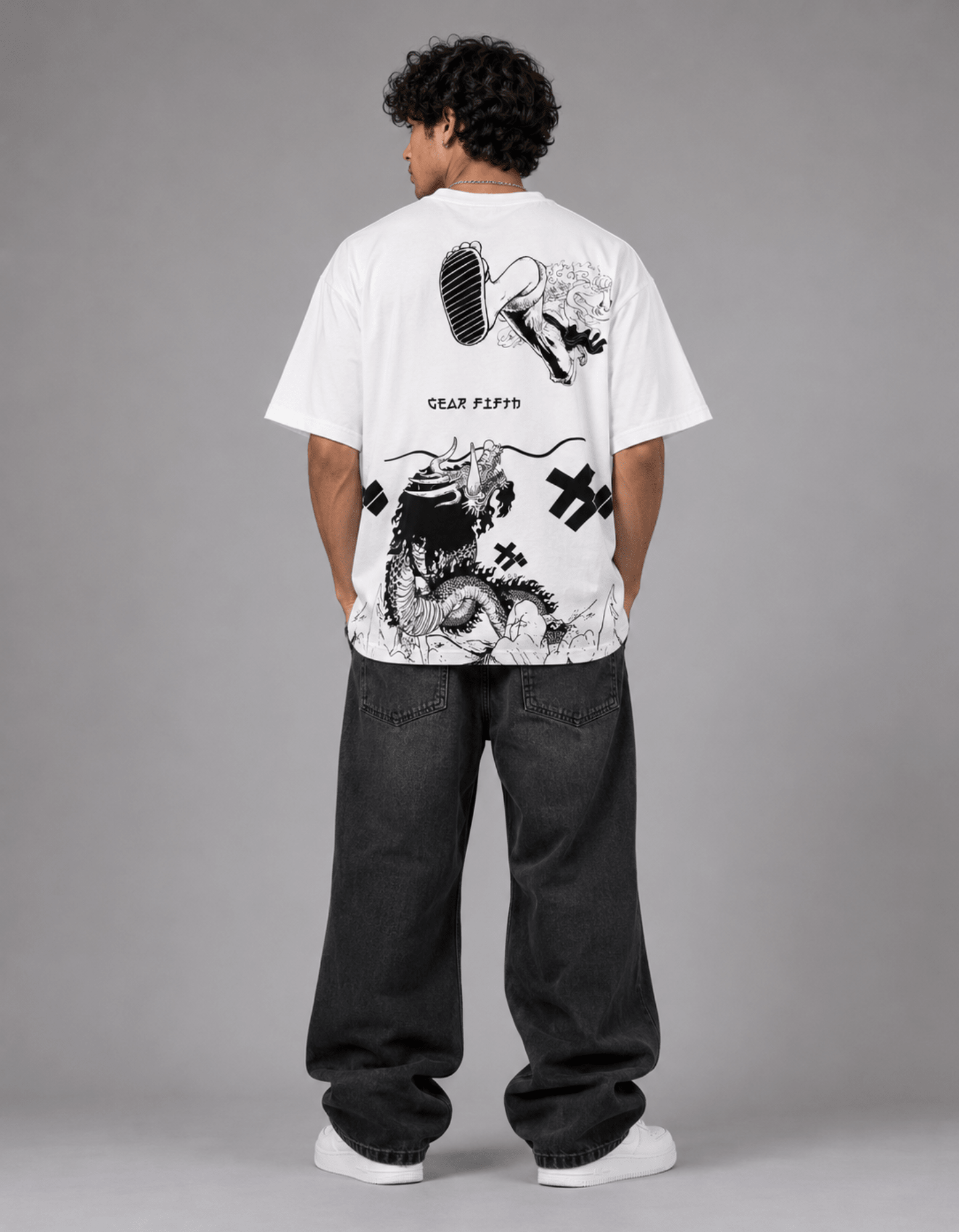 LUFFY Kaido Oversize T-Shirt - Awara Bacha