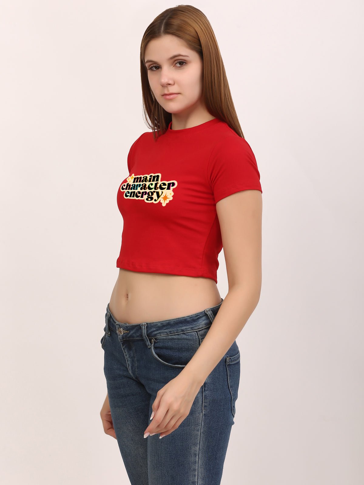 Main Character Energy Baby Tees - Awara Bacha