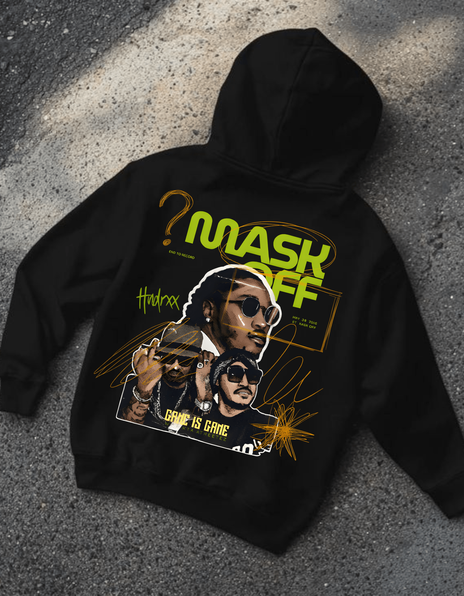 MASK OFF Oversized Hoodie - Awara Bacha