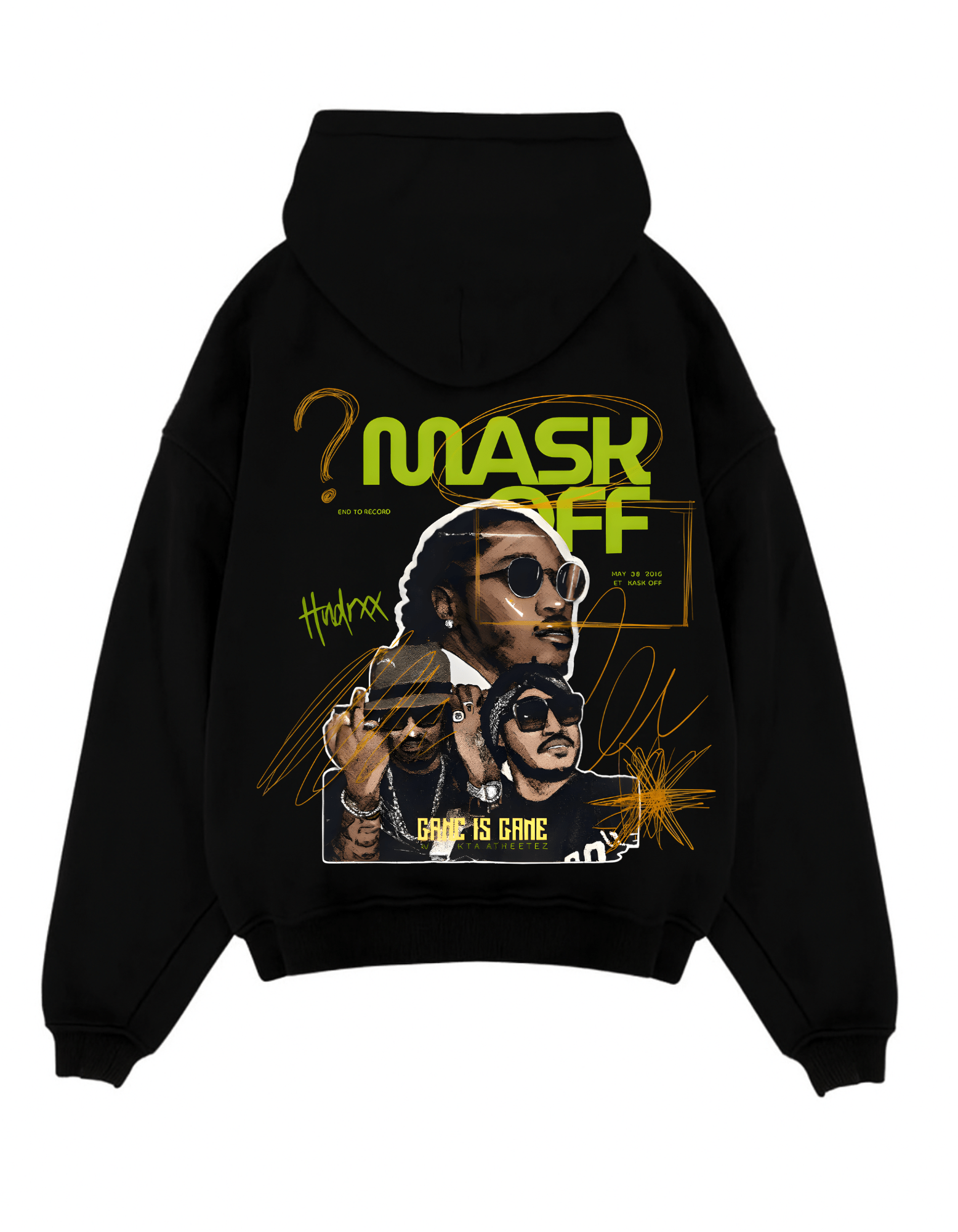 MASK OFF Oversized Hoodie - Awara Bacha