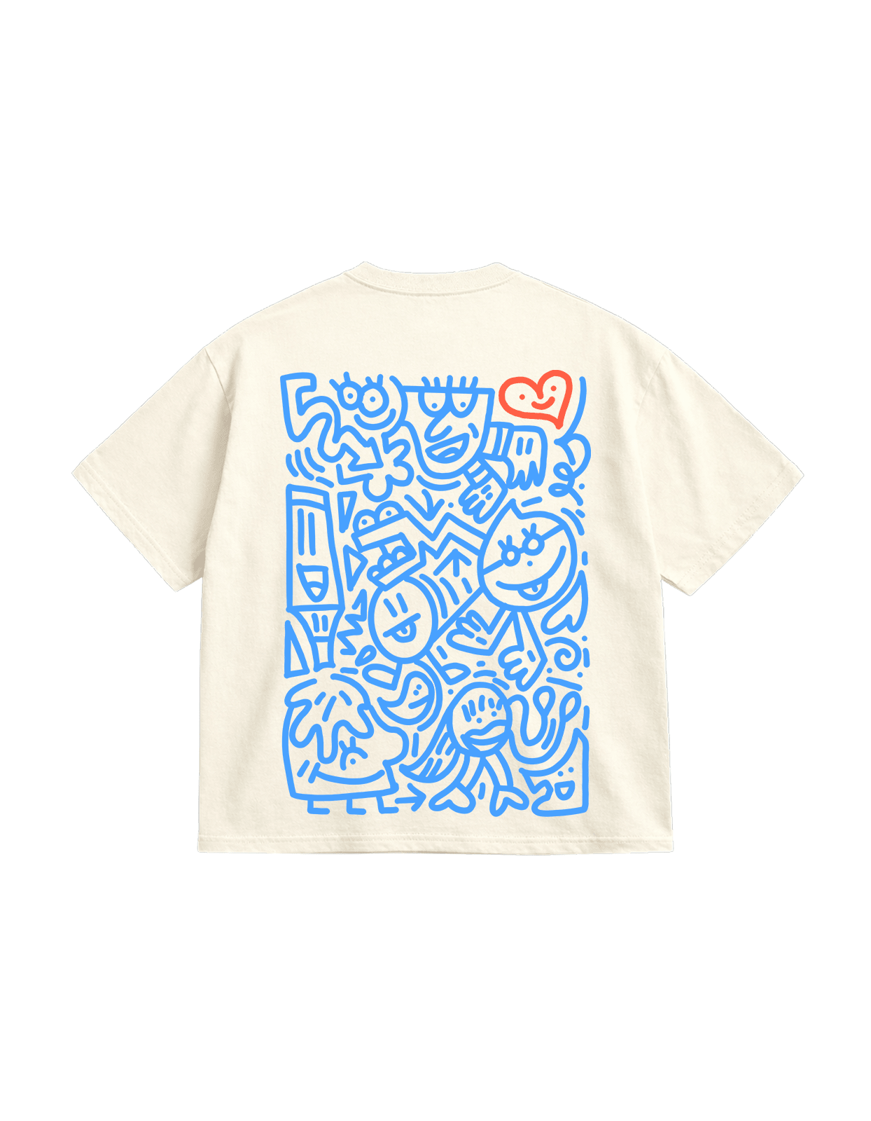Message Box oversize t-shirt - Awara Bacha