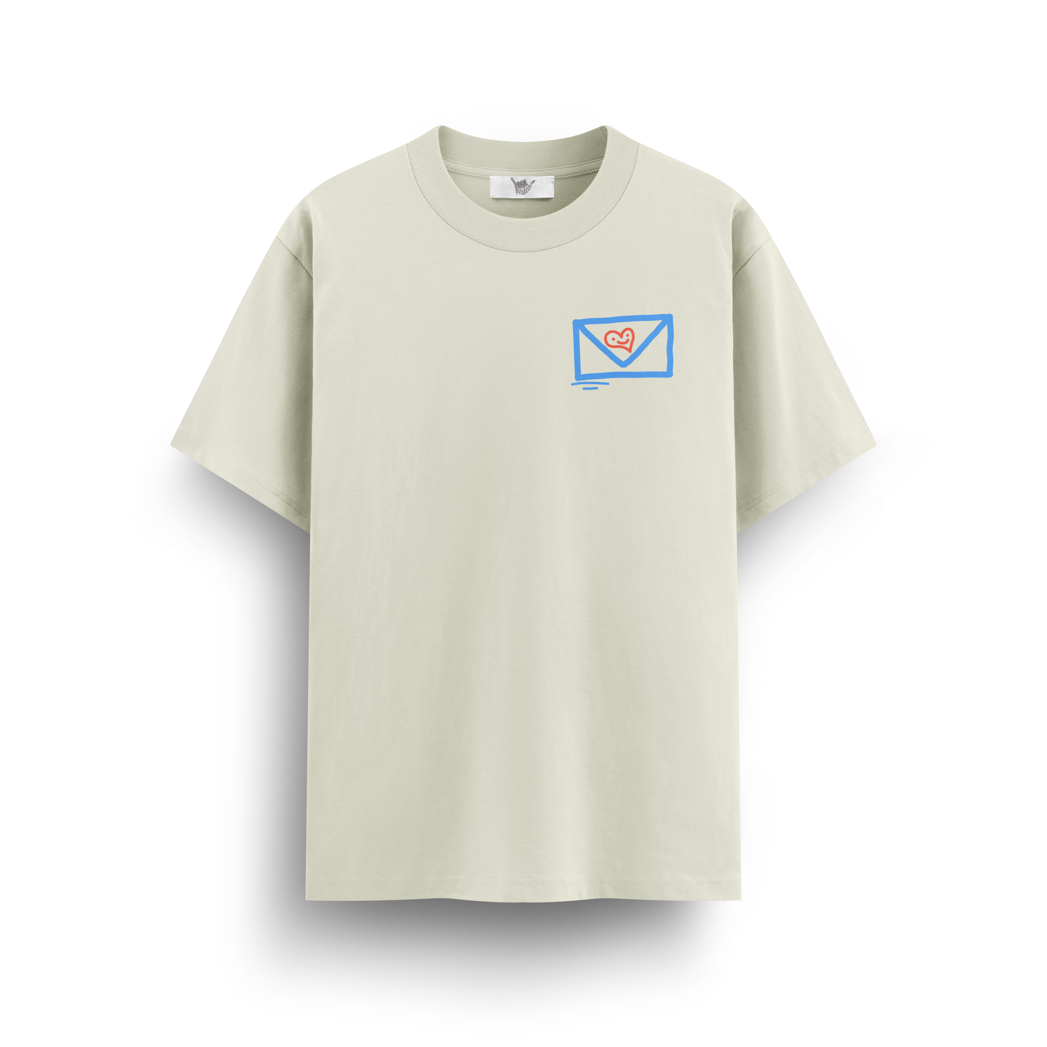 Message Doodle Off-White Oversize T-Shirt