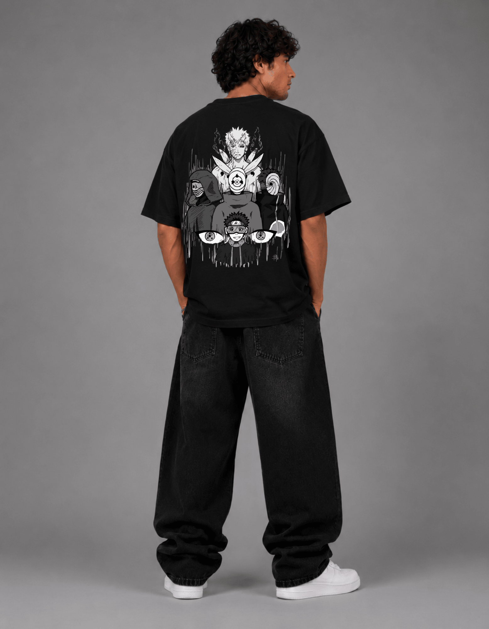 Obito aesthetic Oversized T-Shirt - Awara Bacha