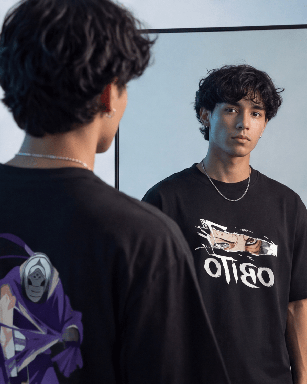 Obito Oversized T-Shirt - Awara Bacha