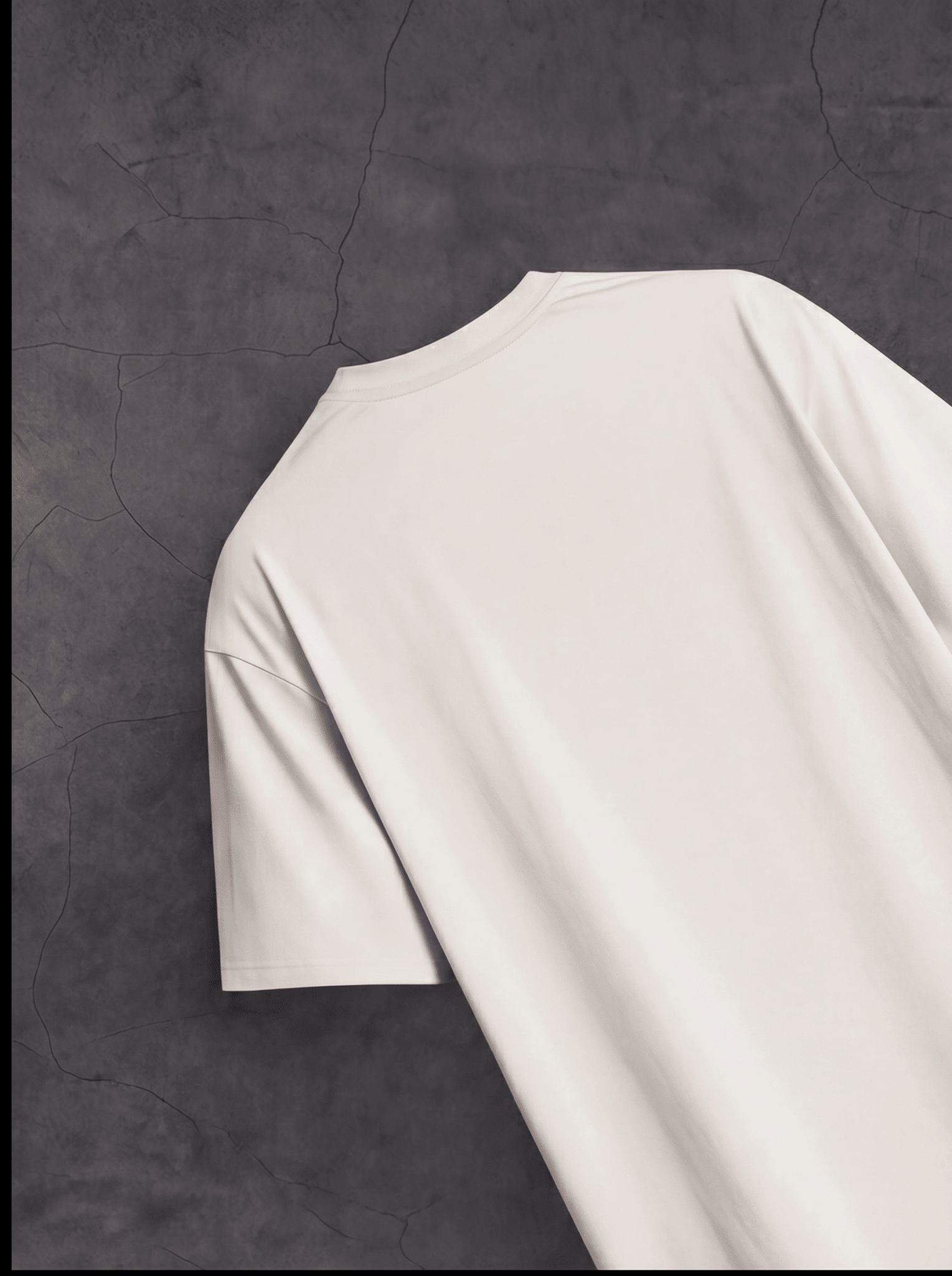 Off White Oversize T-Shirt - Awara Bacha