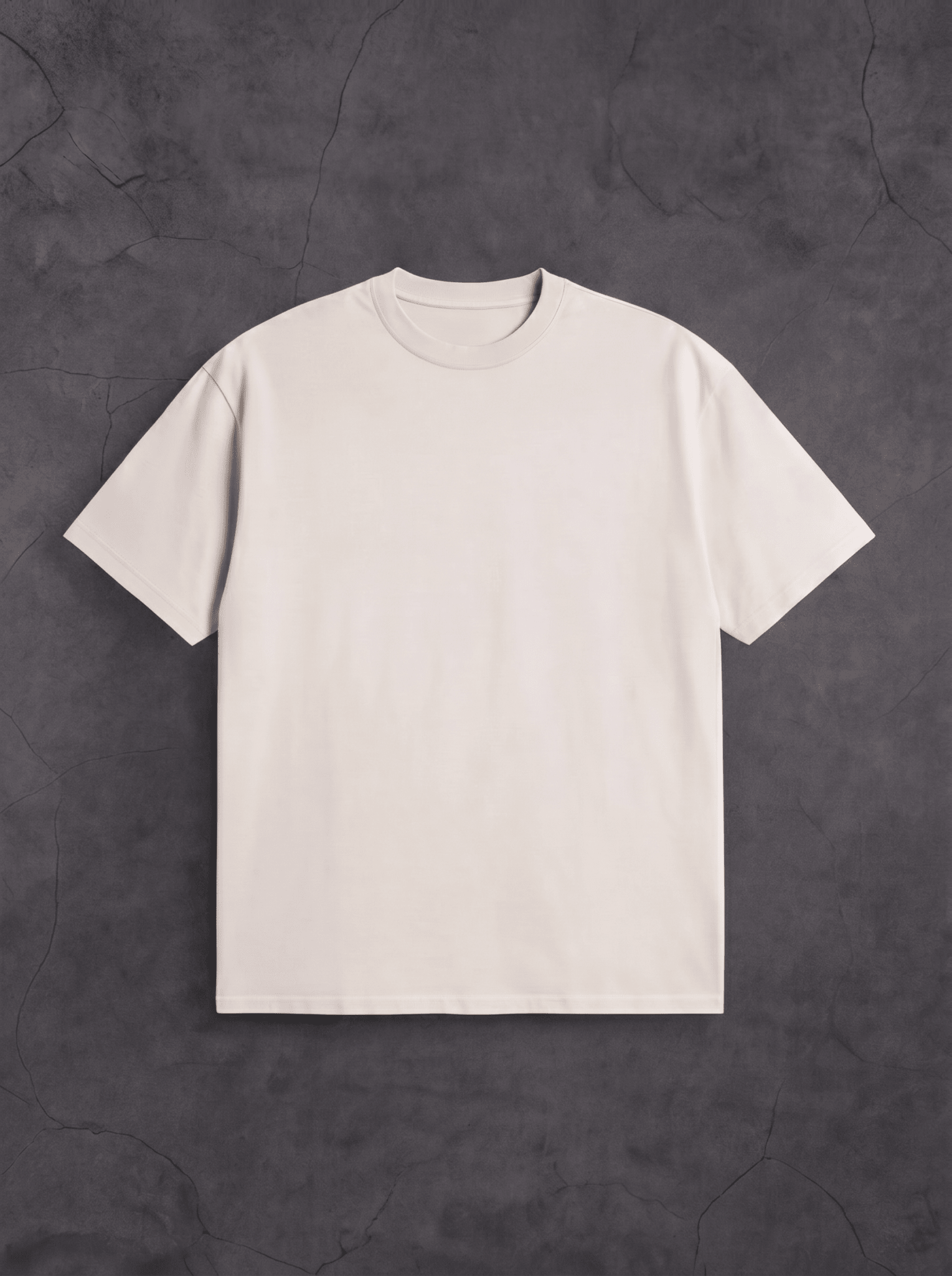 Off White Oversize T-Shirt - Awara Bacha