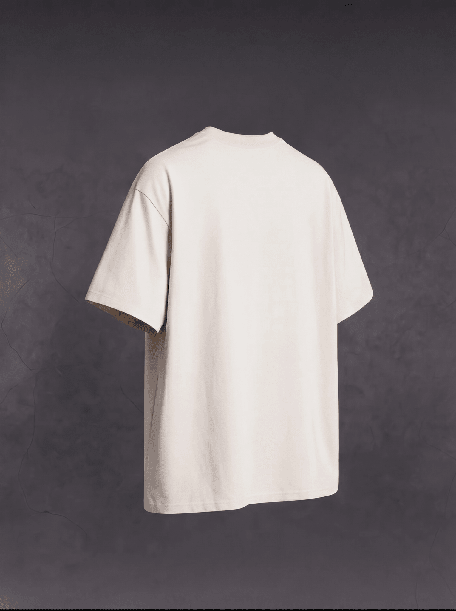 Off White Oversize T-Shirt - Awara Bacha