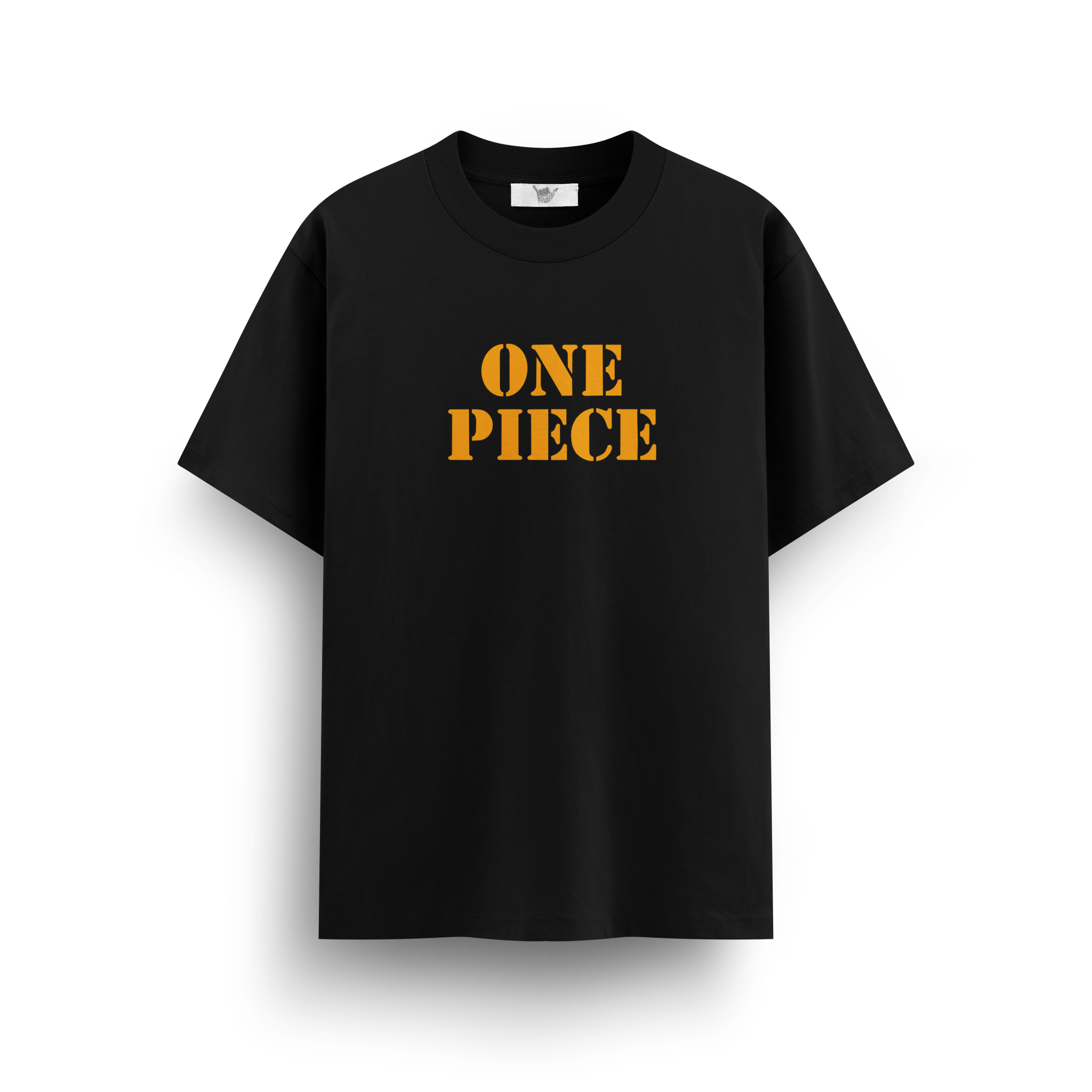 One Piece Black Oversize T-Shirt - Awara Bacha