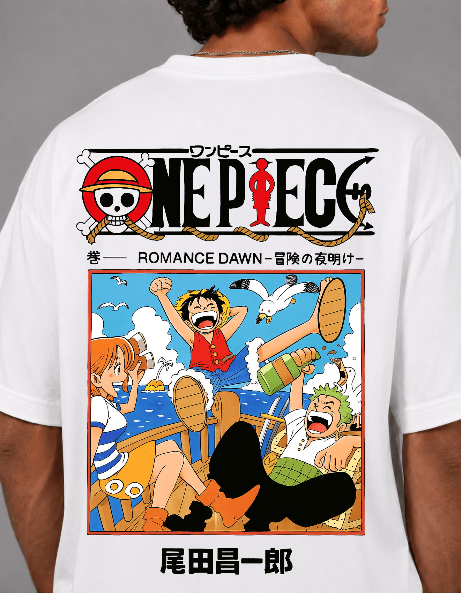 One Piecee Oversize T-Shirt - Awara Bacha