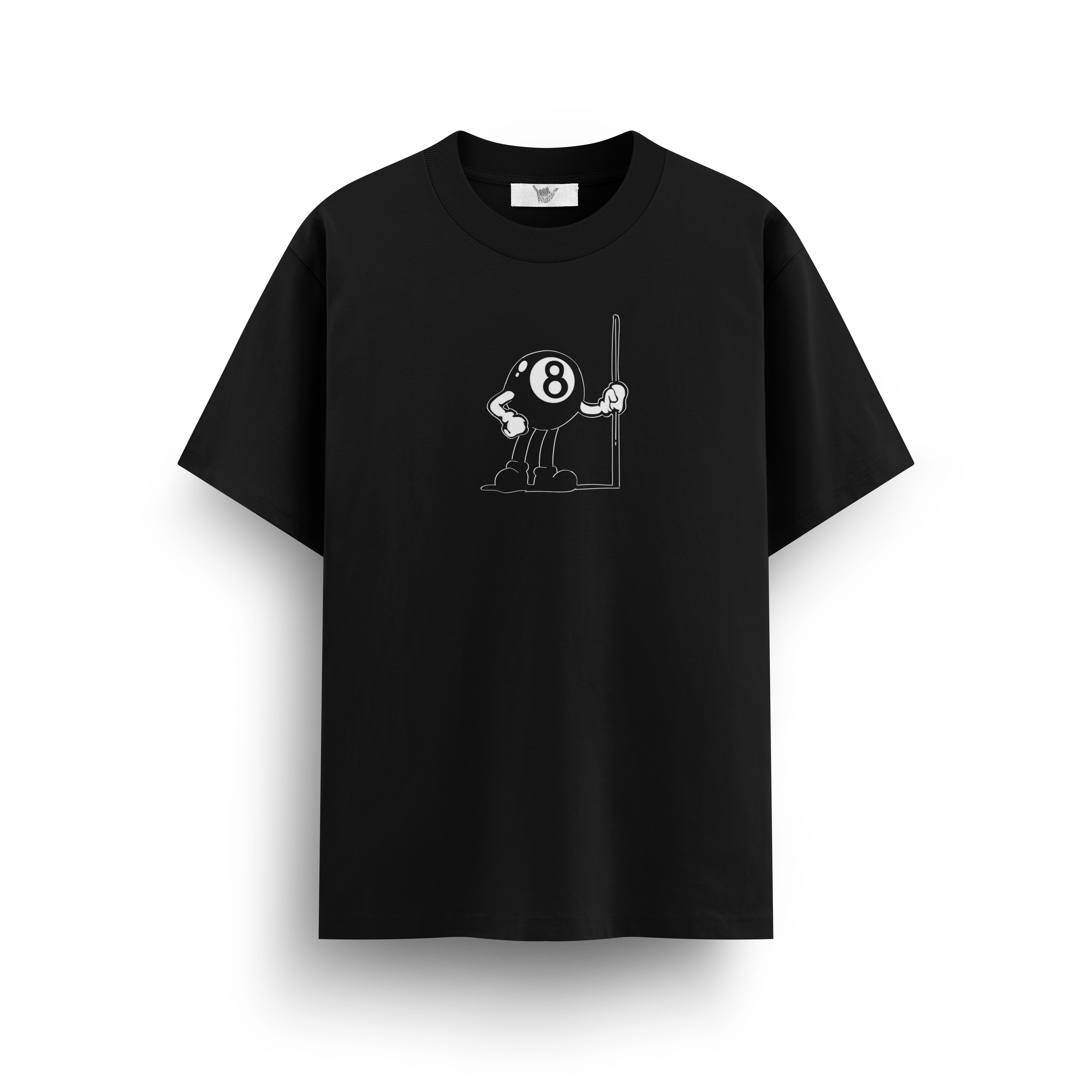 Snooker Pool Black Oversize T-Shirt