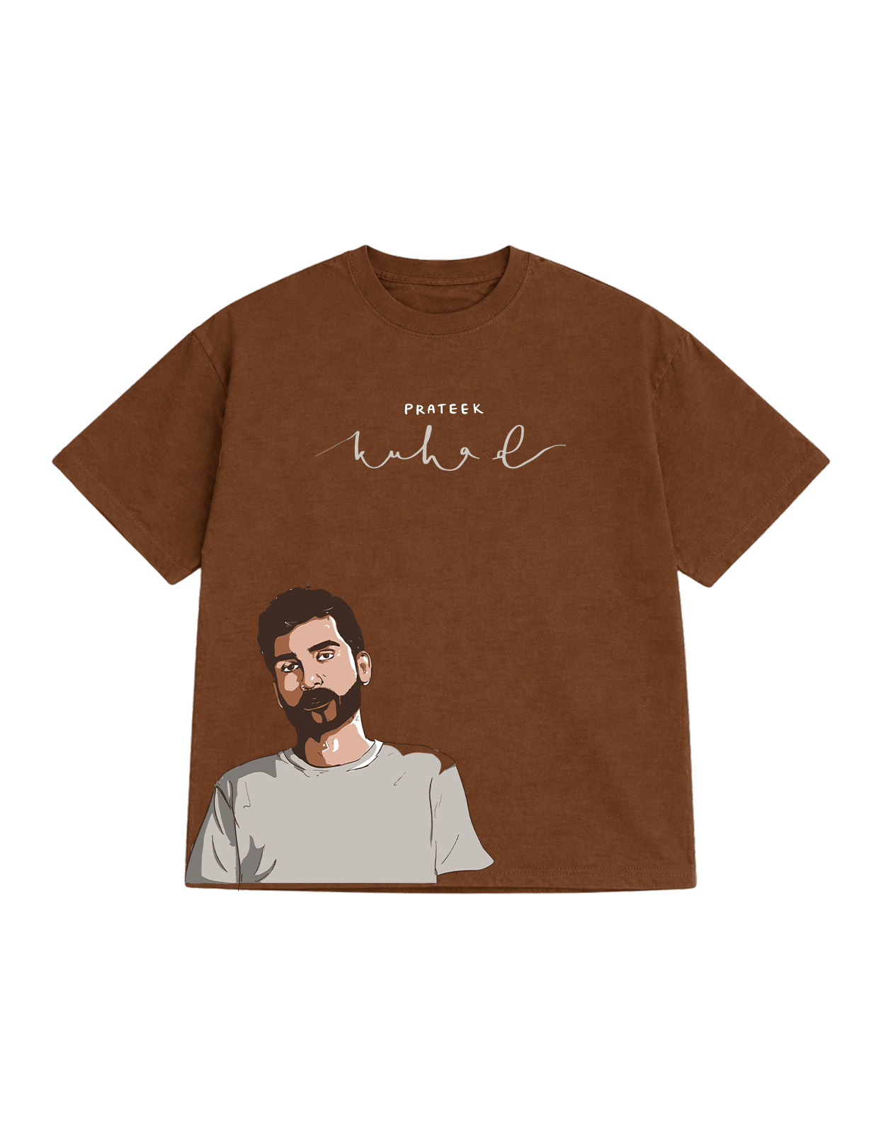 Prateek Kuhad oversize t-shirt - Awara Bacha