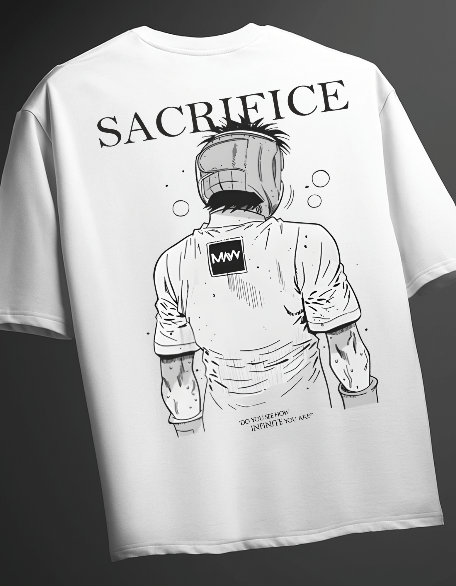 Sacrifice oversize t-shirt - Awara Bacha