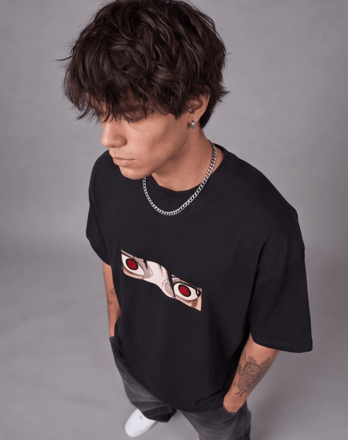 Sasuke Oversized T-Shirt - Awara Bacha