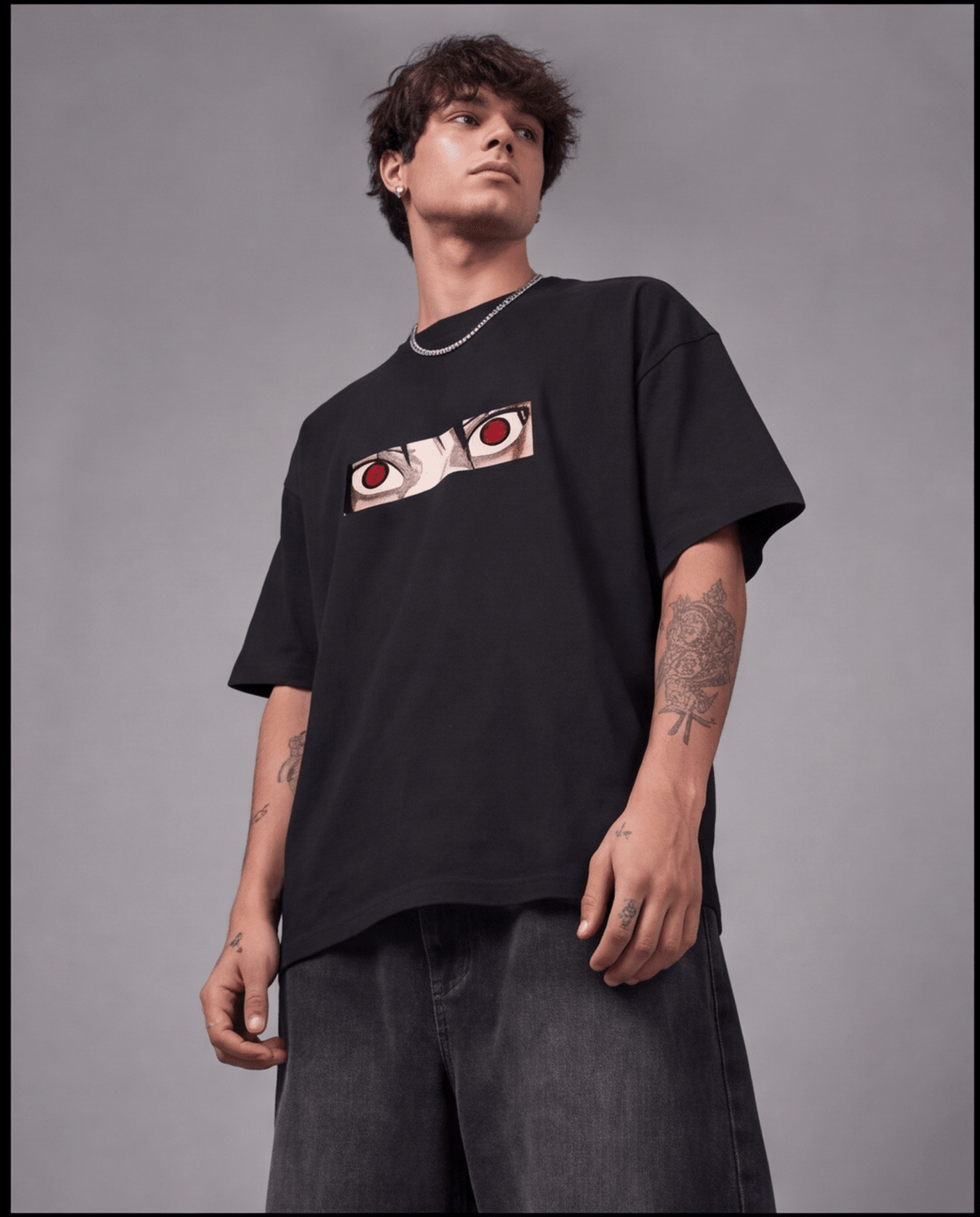 Sasuke Oversized T-Shirt - Awara Bacha
