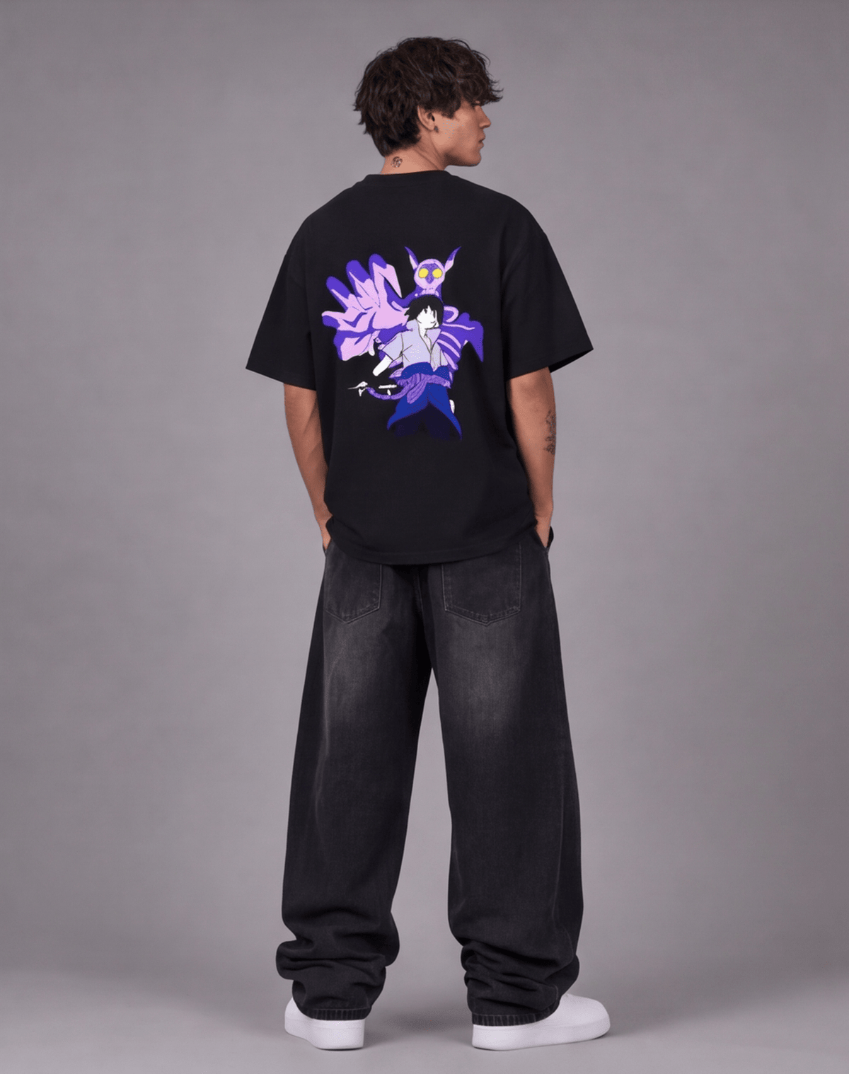 Sasuke Oversized T-Shirt - Awara Bacha