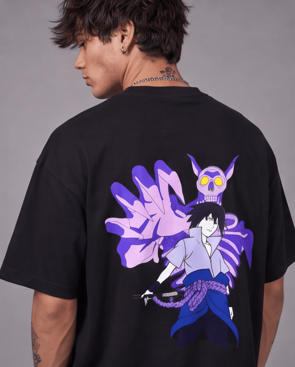 Sasuke Oversized T-Shirt - Awara Bacha