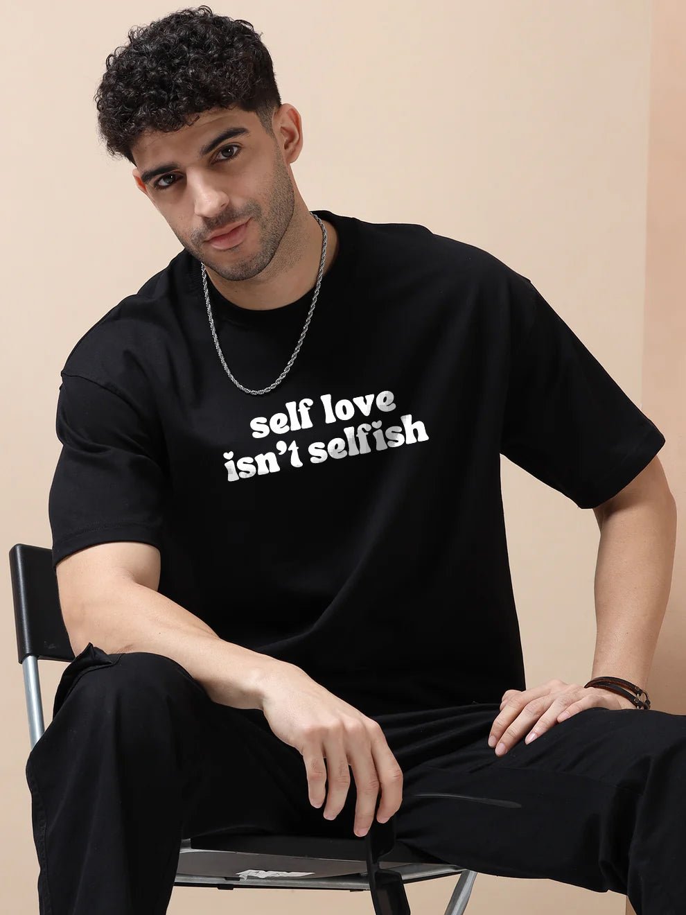 Self Love isn't Selfish Oversize T-Shirt - Awara Bacha