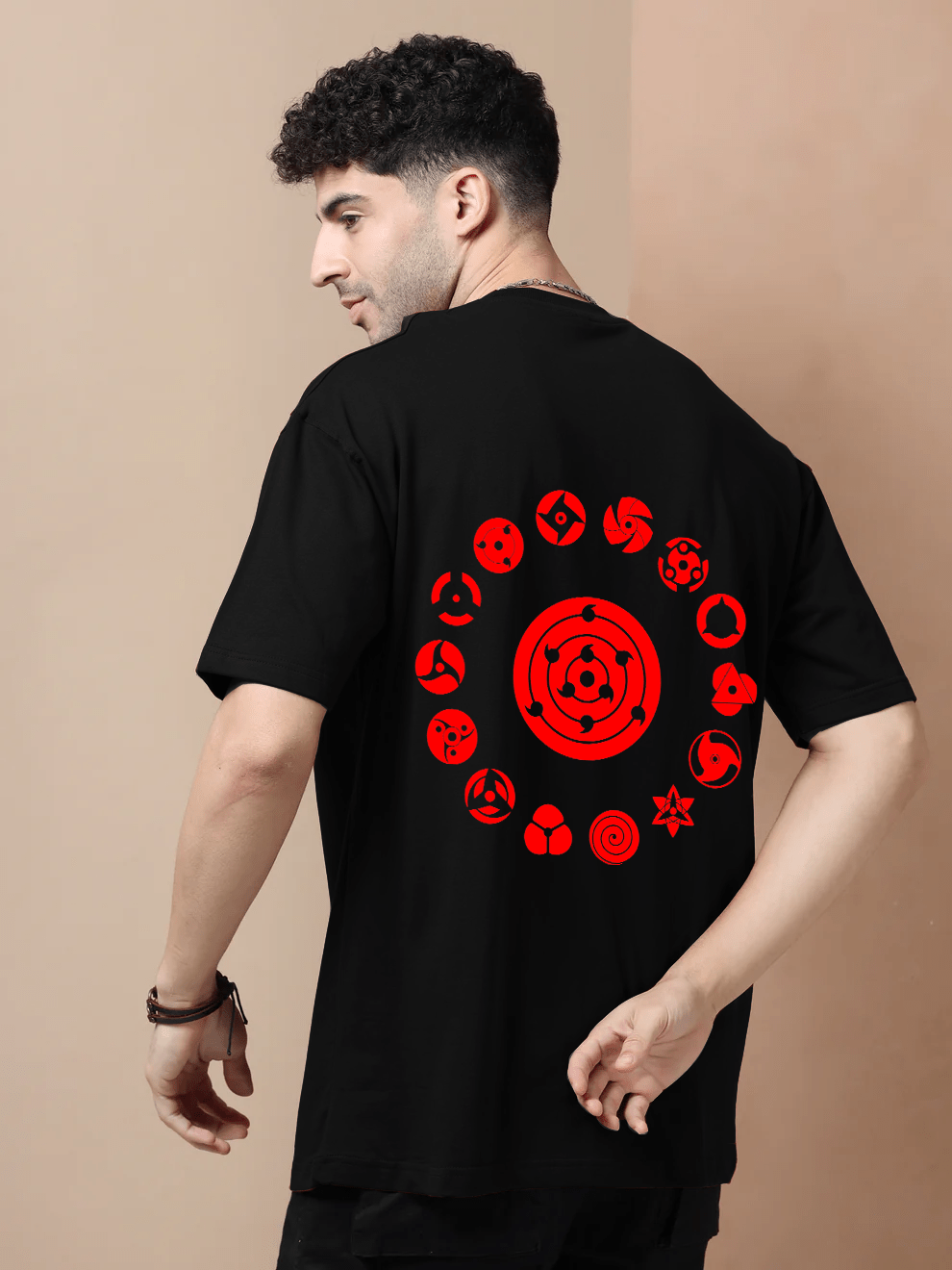 Sharighan Eyes Oversize T-shirt - Awara Bacha