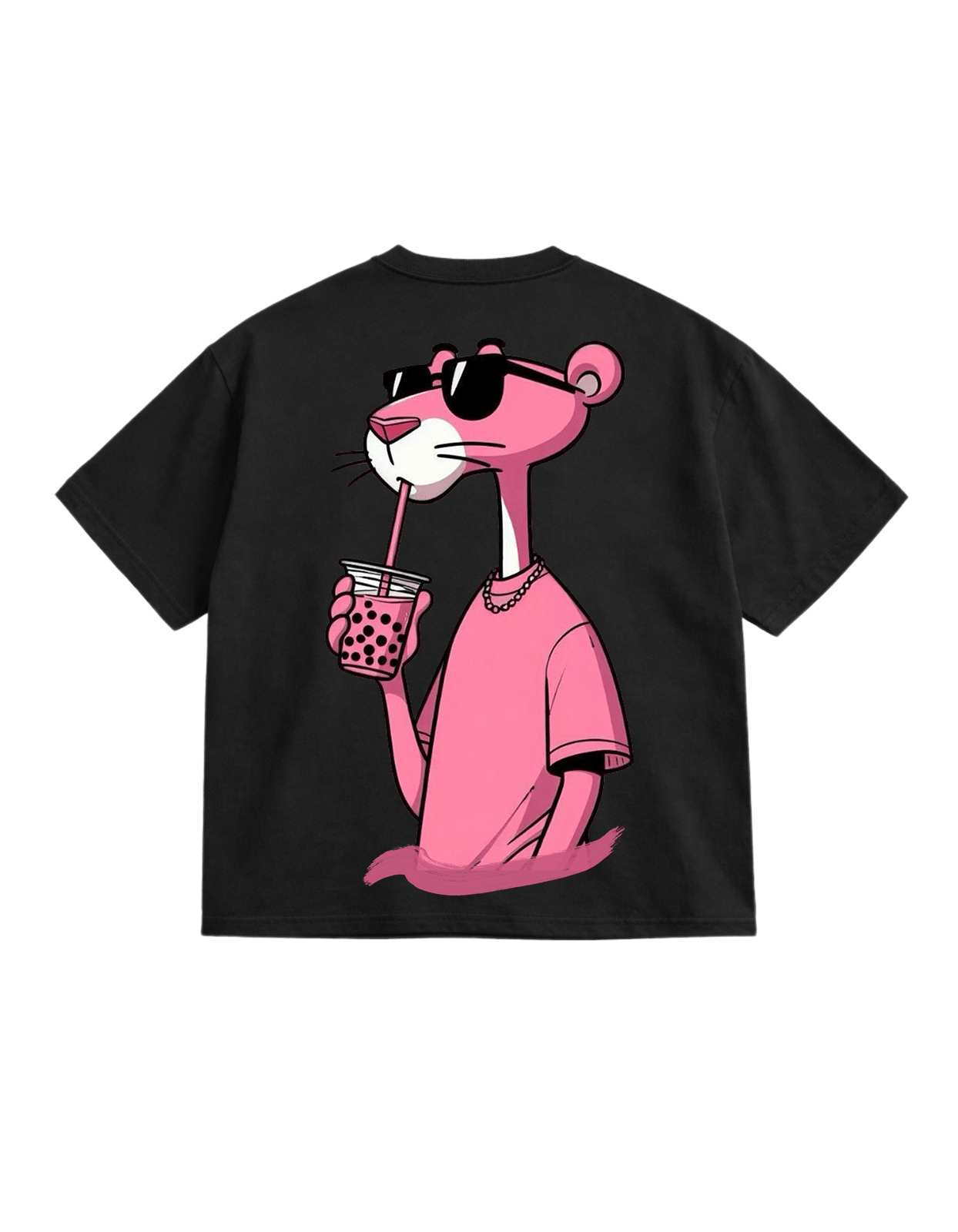 Stay Awara Black Oversize T-Shirt - Awara Bacha