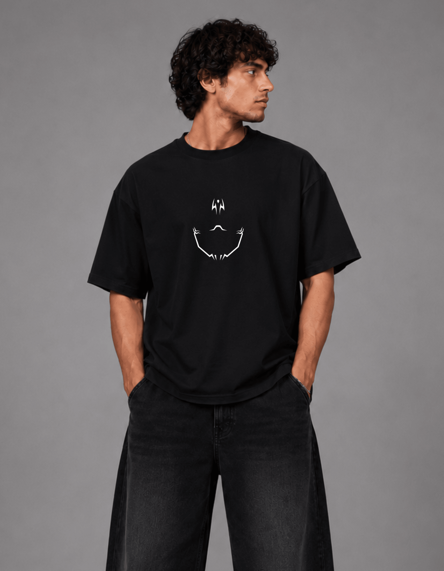 Sukuna Oversized T-Shirt - Awara Bacha